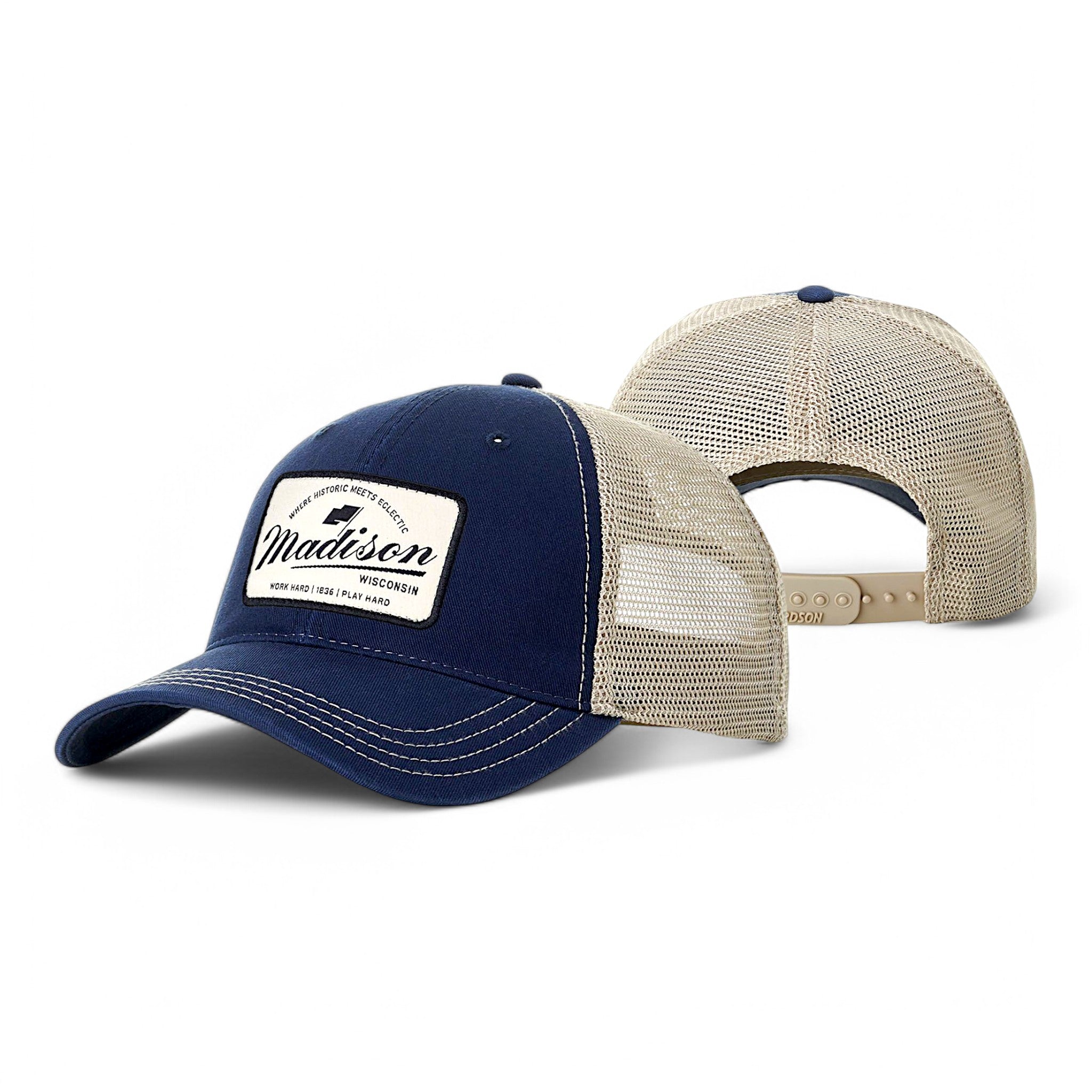 Custom dad hat with patch