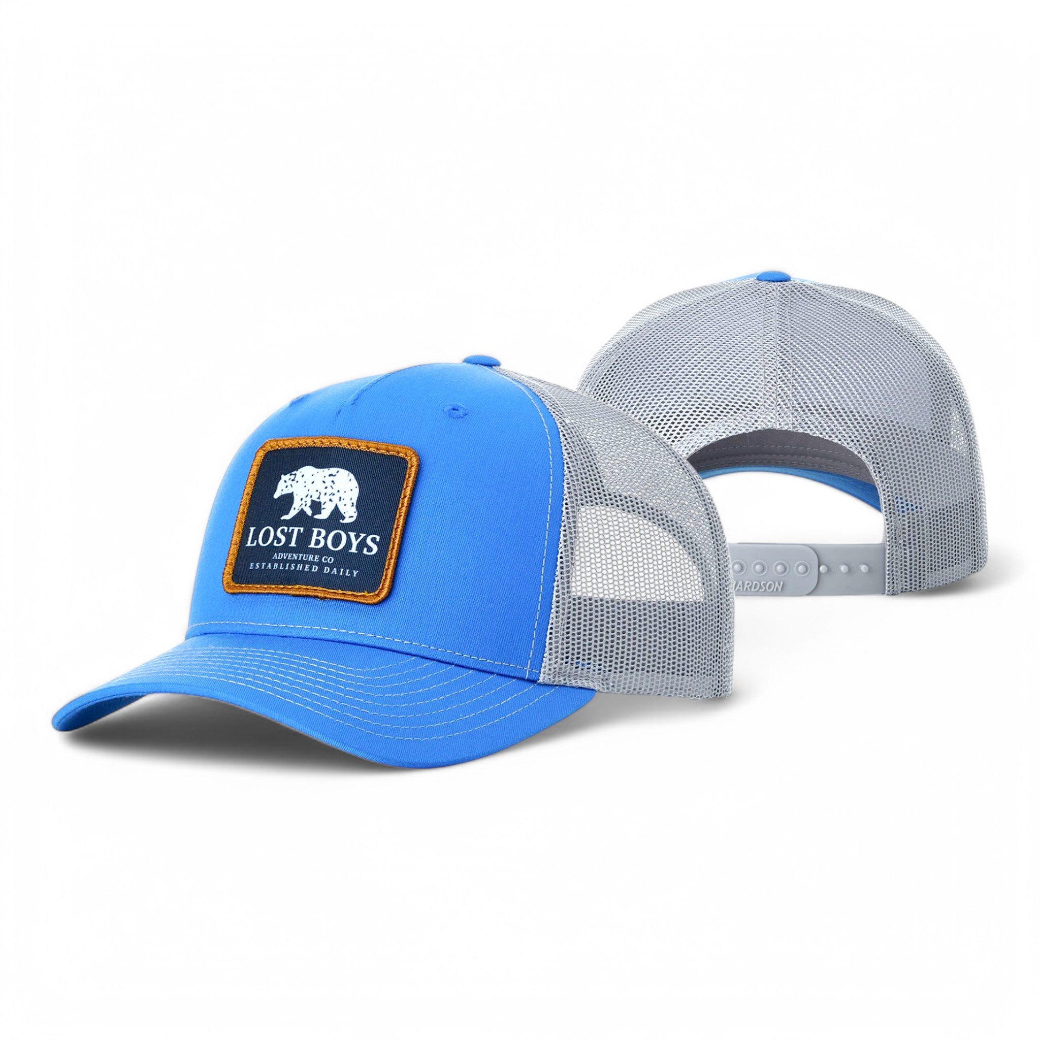 Custom five panel hat with patch