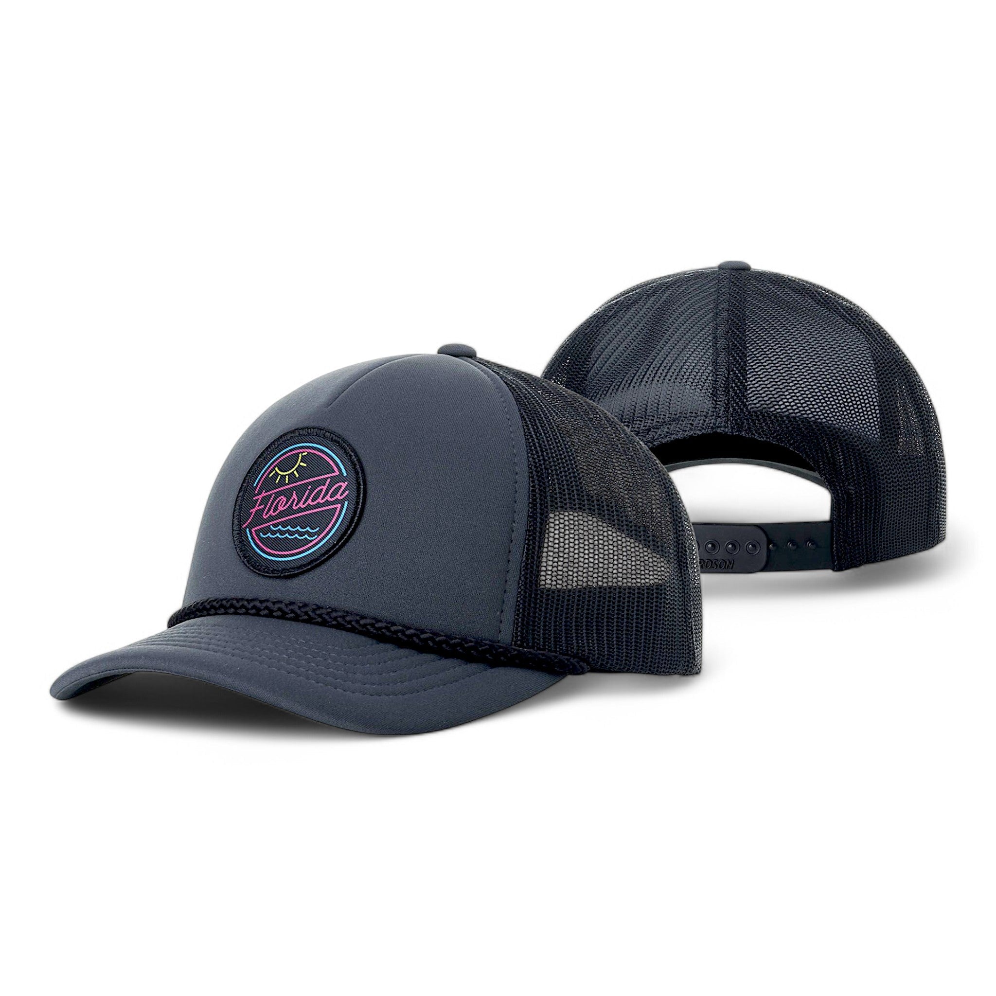 Custom foam trucker hat with patch