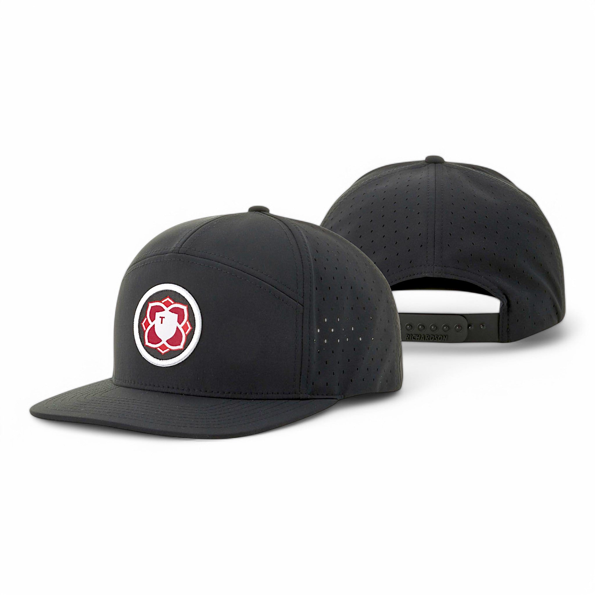 Custom 7 panel hat with patch