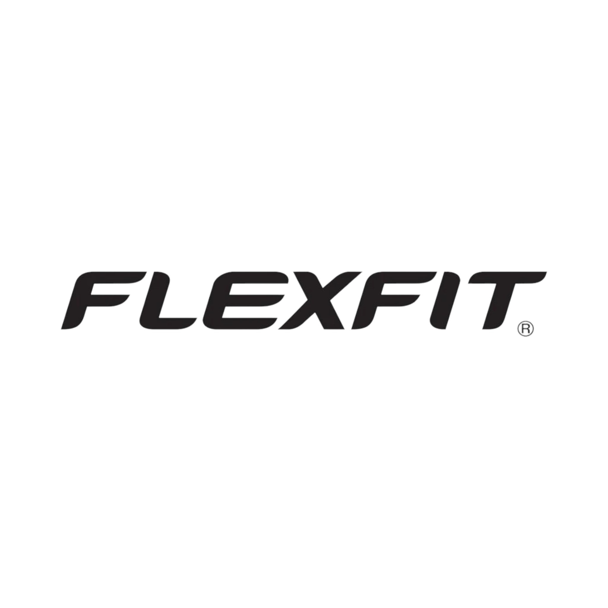 Brand logo for customizable Flexfit hats