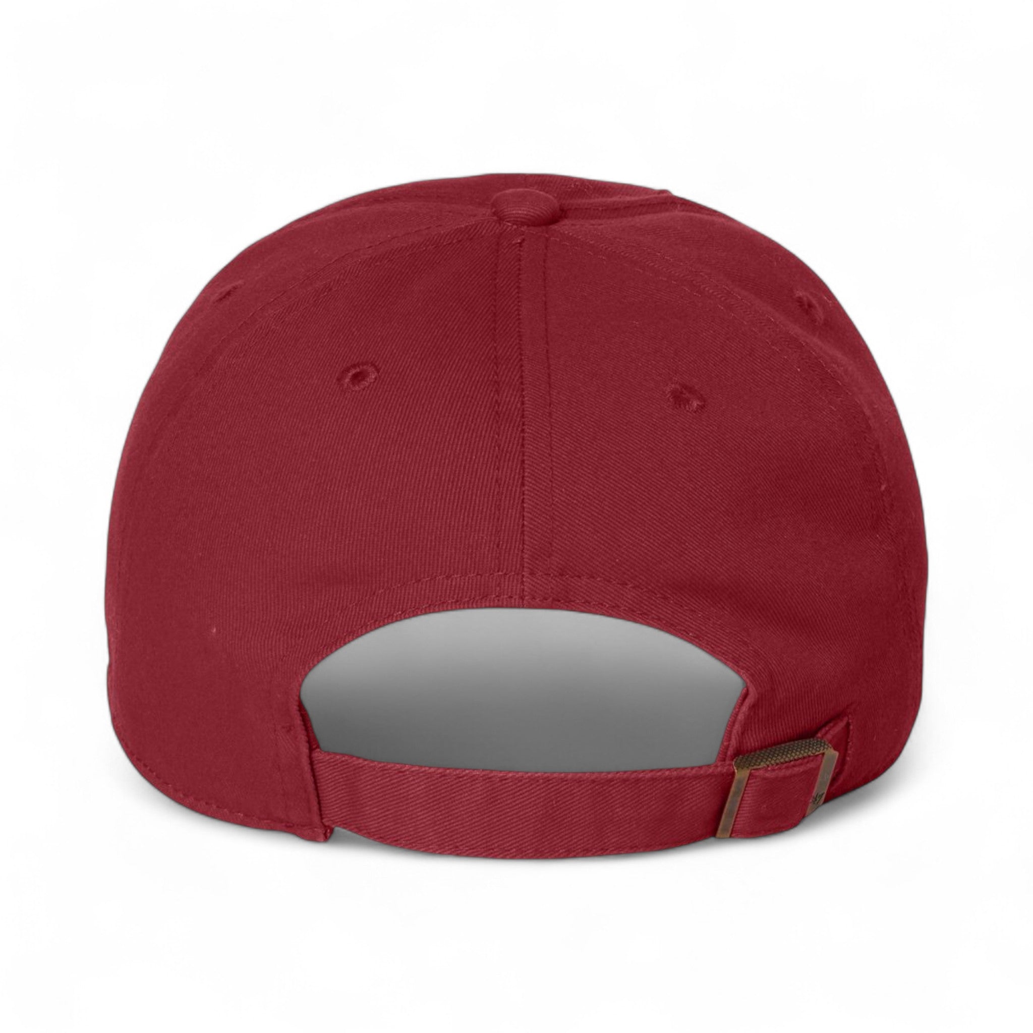 Back view of 47 Brand 4700 custom hat in cardinal