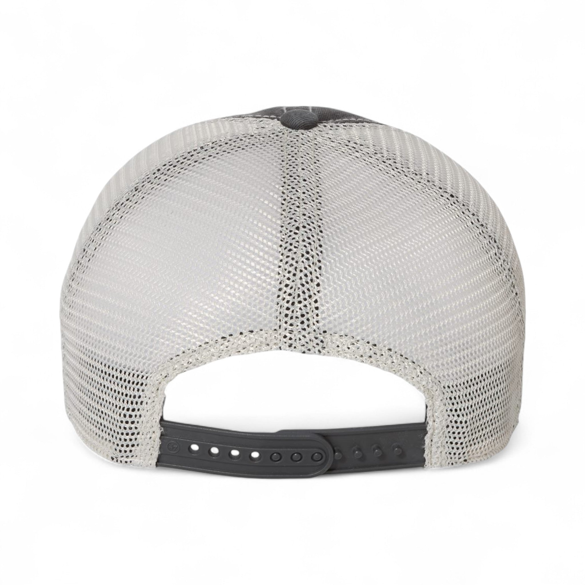 Back view of 47 Brand 4710 custom hat in charcoal and stone