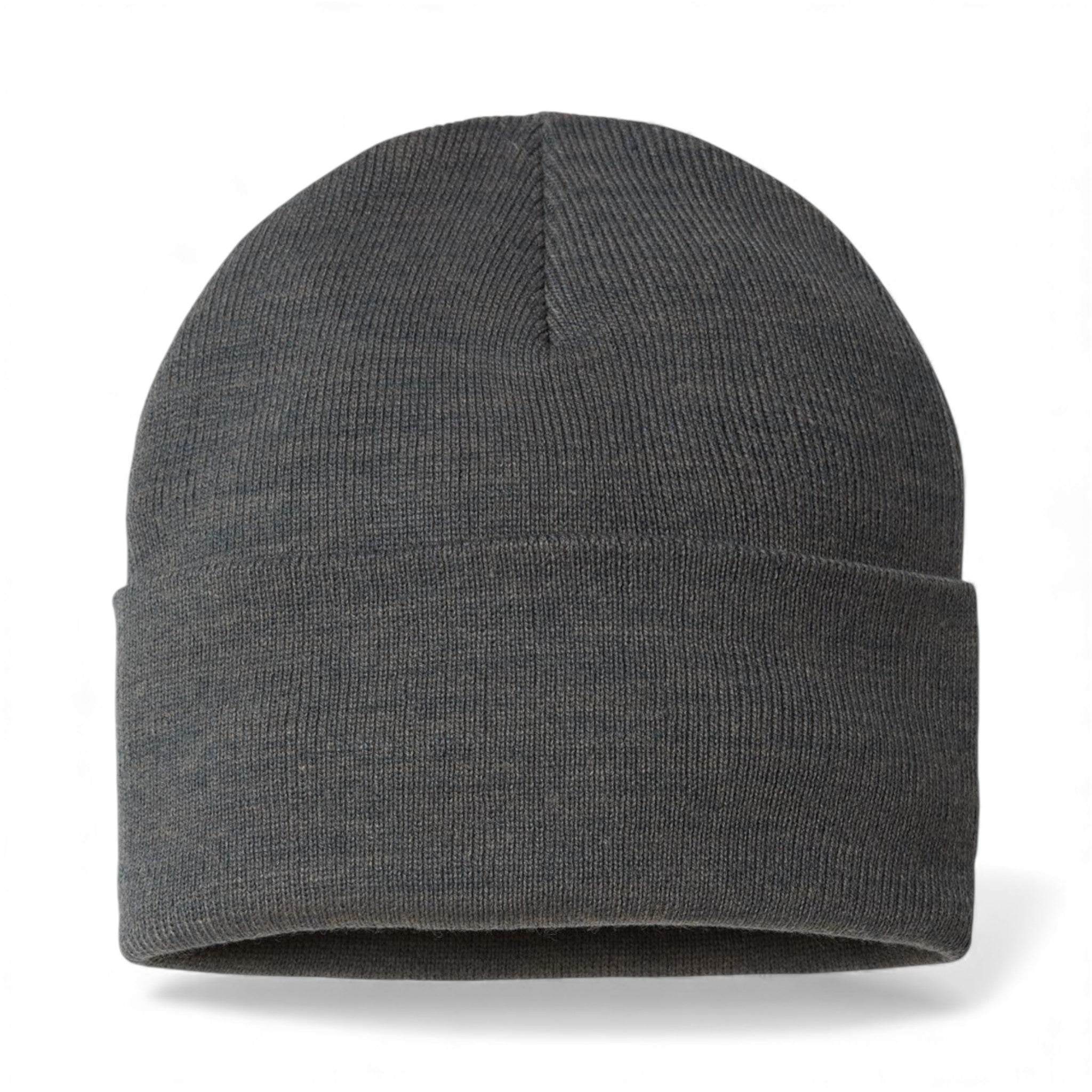 Left side view of Atlantis Headwear PURE custom hat in dark grey