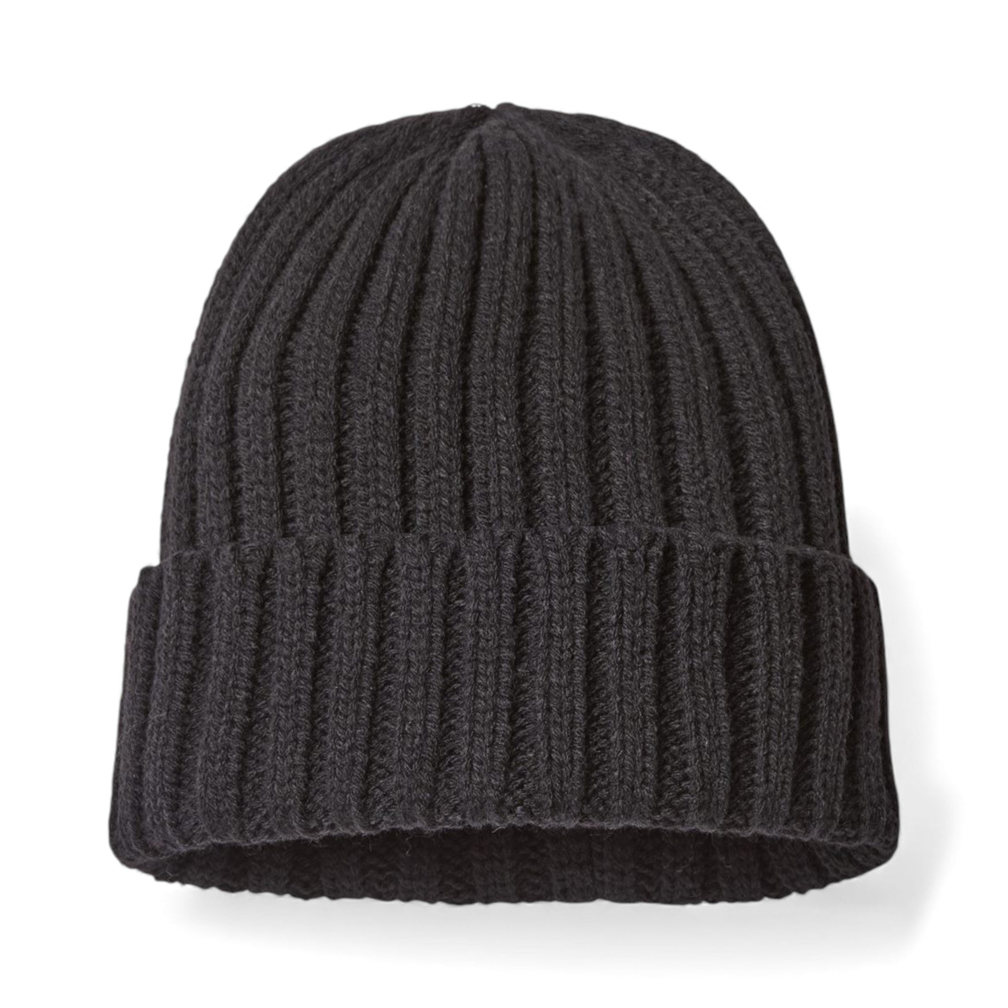 Back view of Atlantis Headwear SHORE custom hat in black