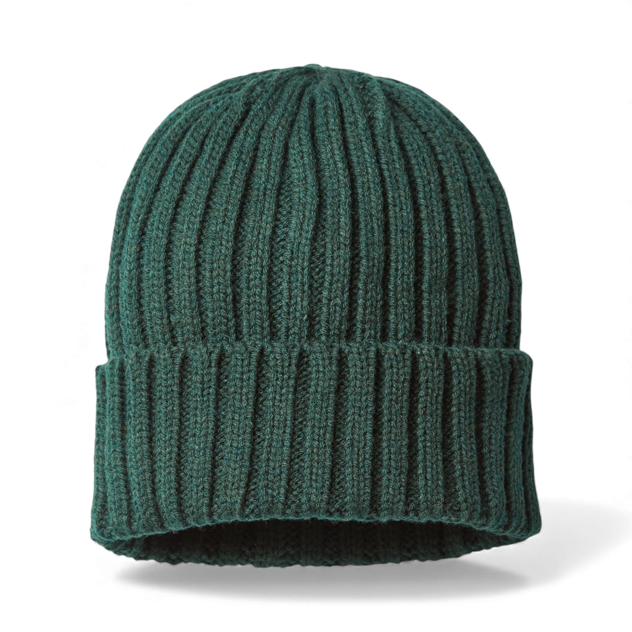Left side view of Atlantis Headwear SHORE custom hat in bottle green