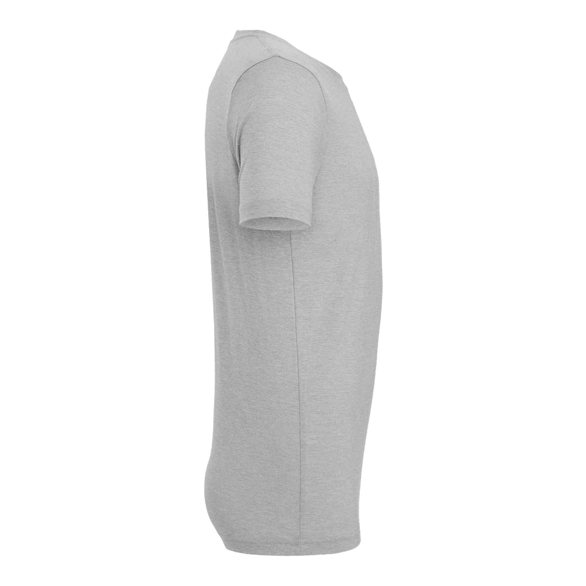 Bella + Canvas 3413 custom short sleeve t-shirt in athletic grey triblend, right side view