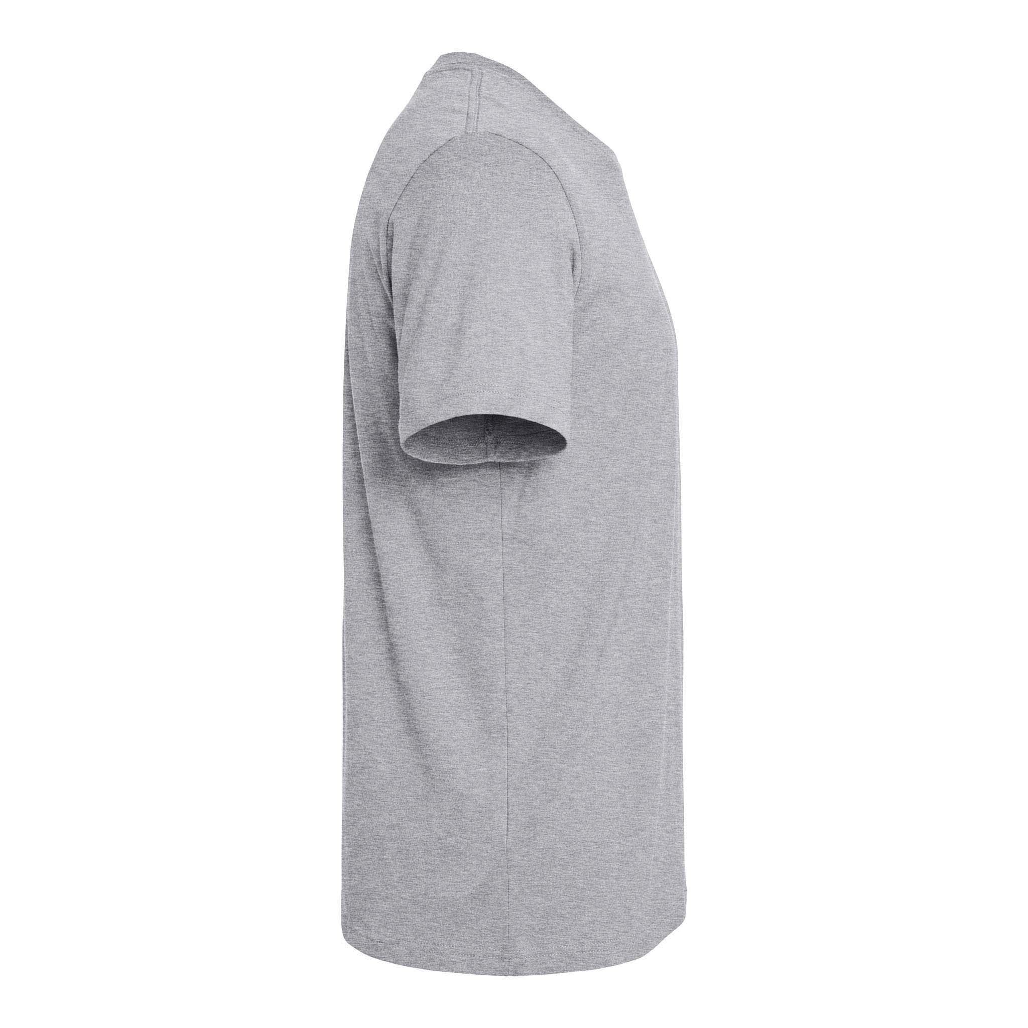 Bella + Canvas 3413 custom short sleeve t-shirt in athletic grey triblend, right side view