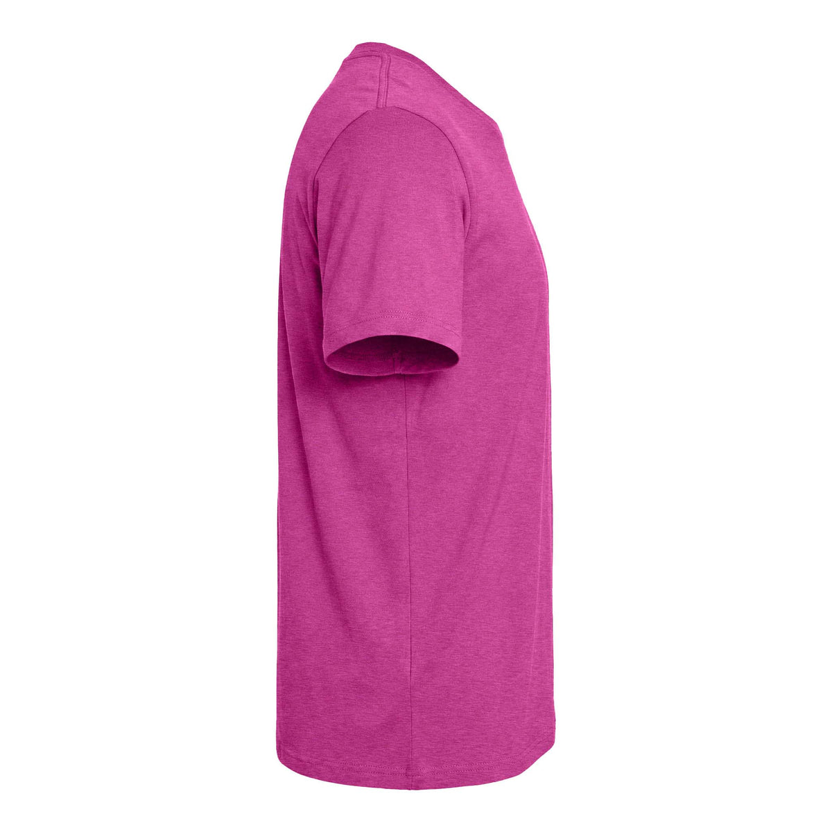 Bella + Canvas 3413 custom short sleeve t-shirt in berry triblend, right side view