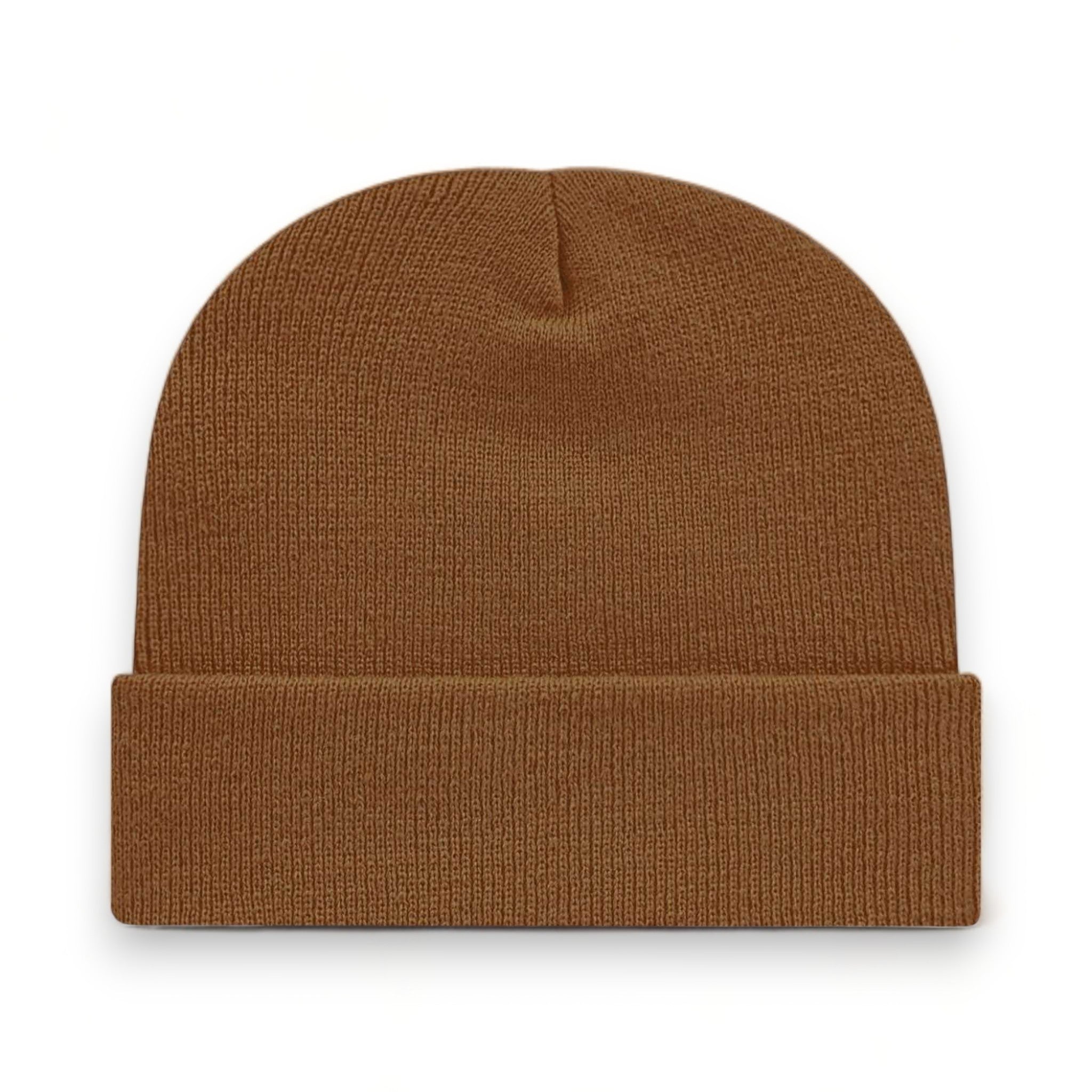 Front view of CAP AMERICA TKN24 custom hat in cider