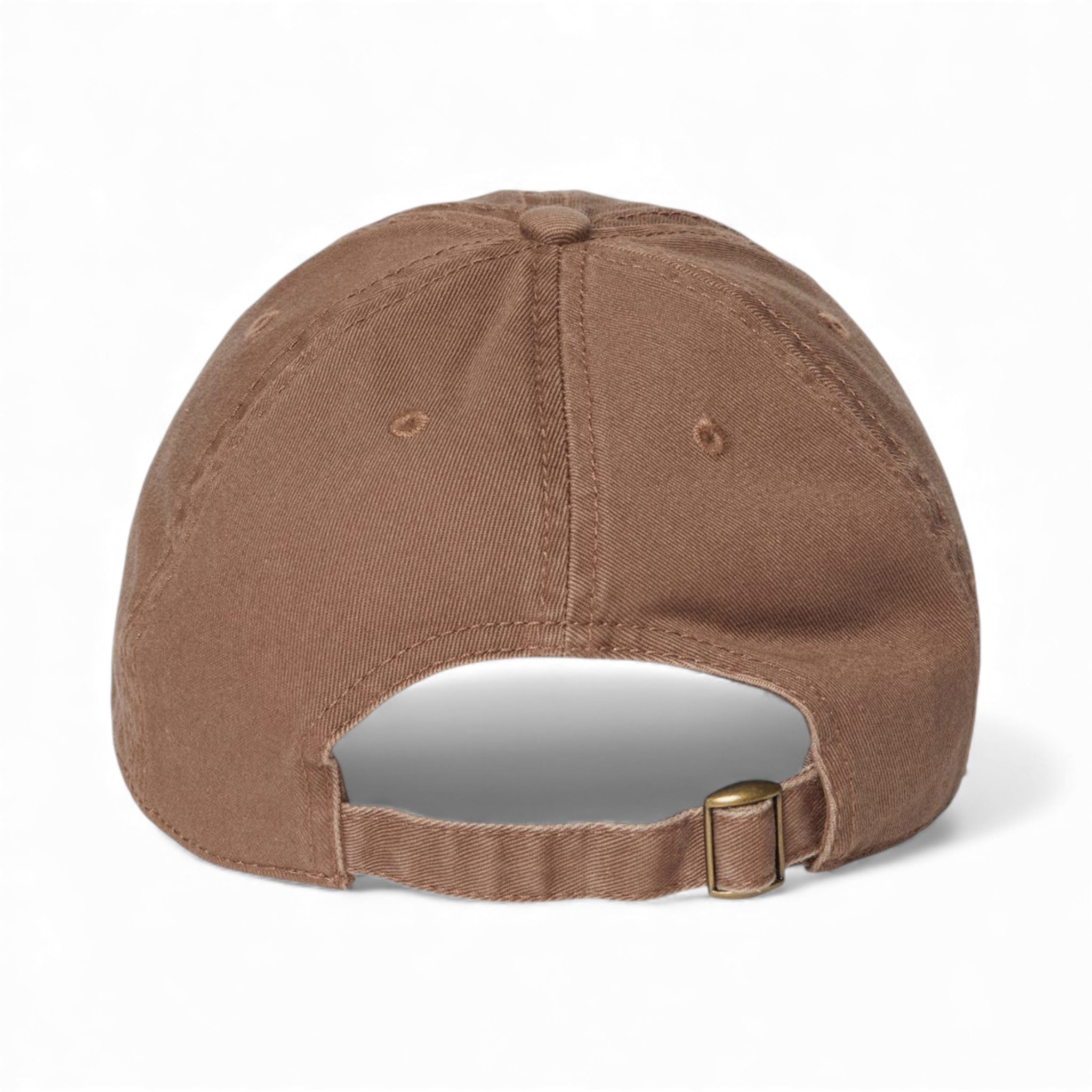 Back view of CAP AMERICA i1002 custom hat in brown
