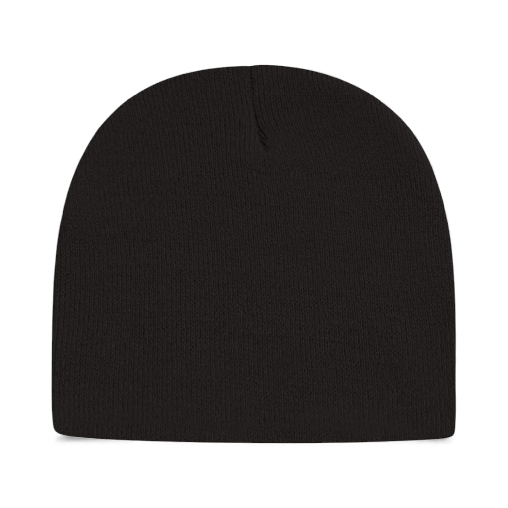 Front view of Cap America TKN28 custom hat in black