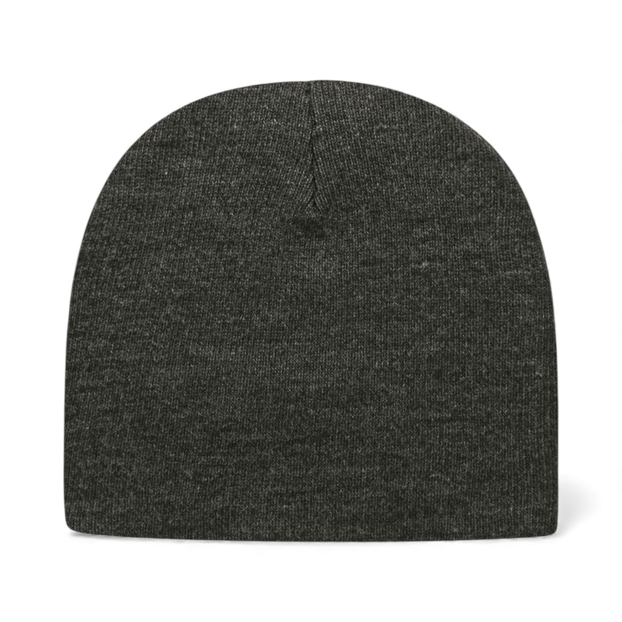 Right side view of Cap America TKN28 custom hat in dark heather grey