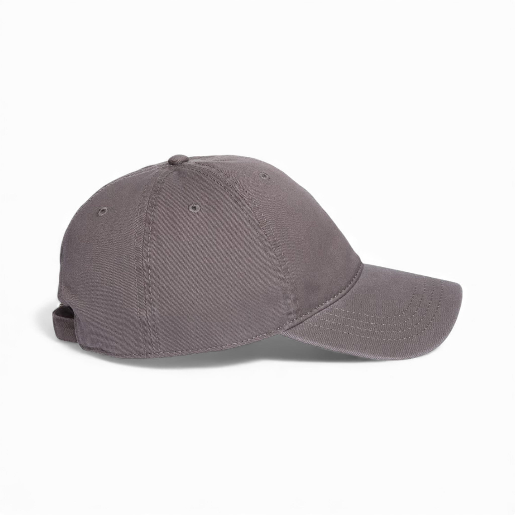 Right side view of Cap America i1002 custom hat in charcoal