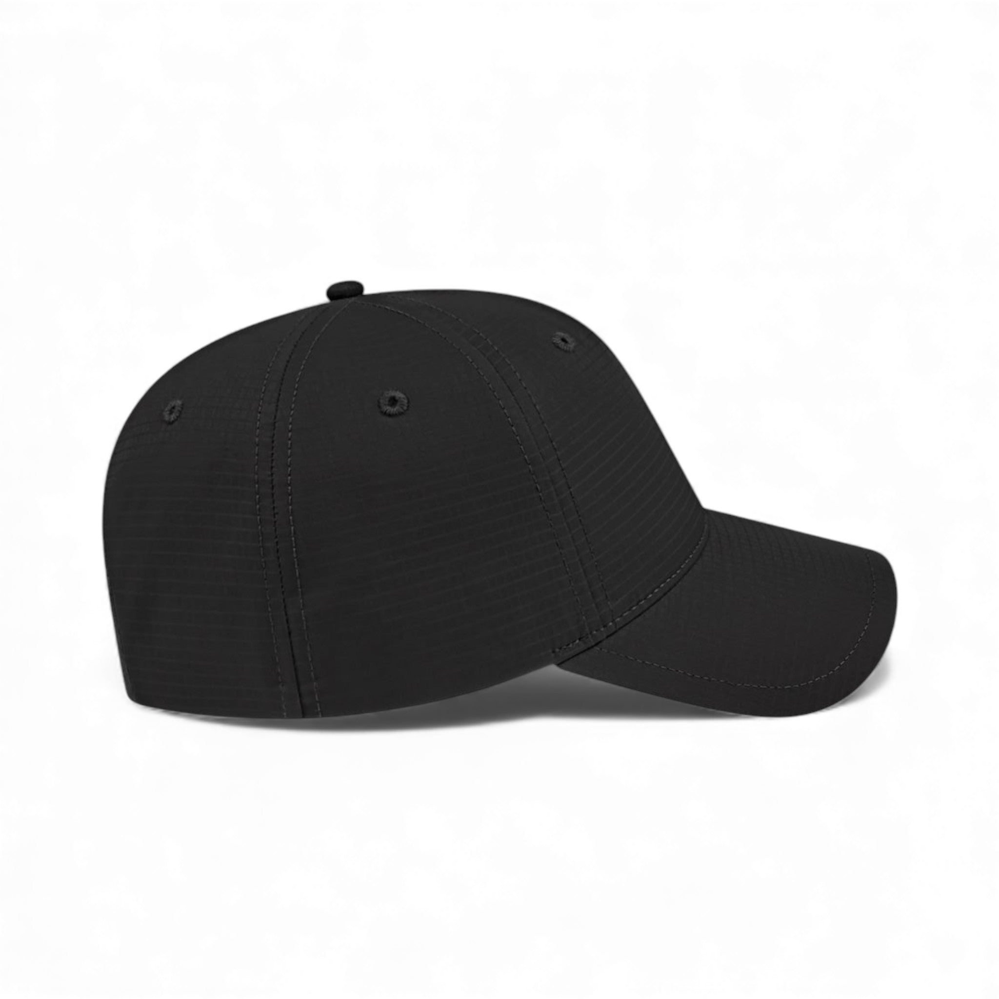 Right side view of Cap America i7007 custom hat in black
