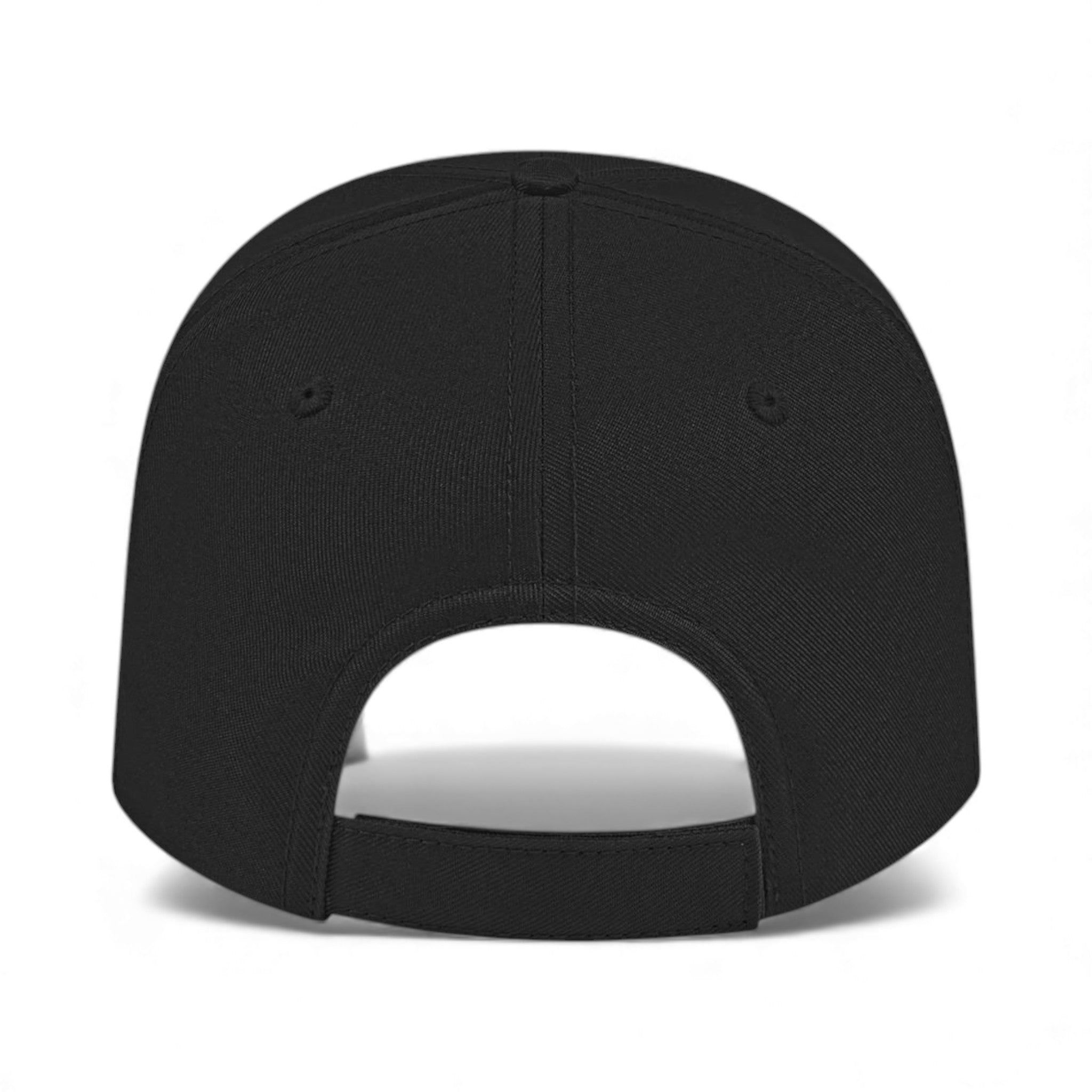 Back view of Cap America x700 custom hat in black