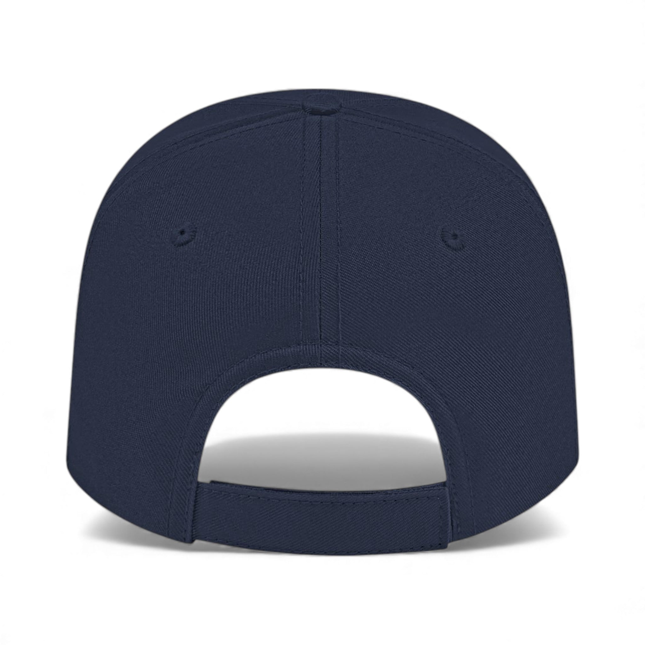 Back view of Cap America x700 custom hat in navy