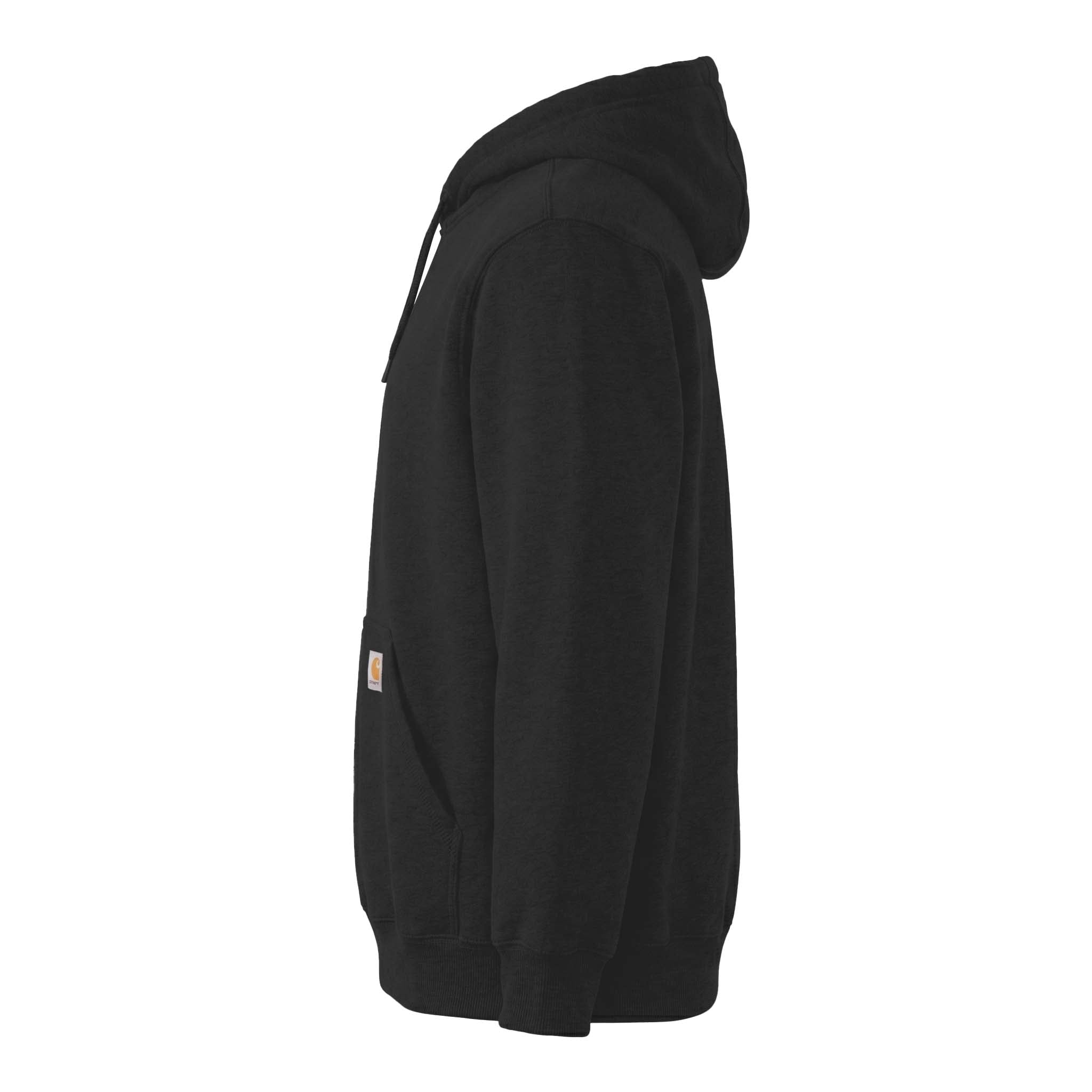 Carhartt CT100615 custom hoodie in black, left side view