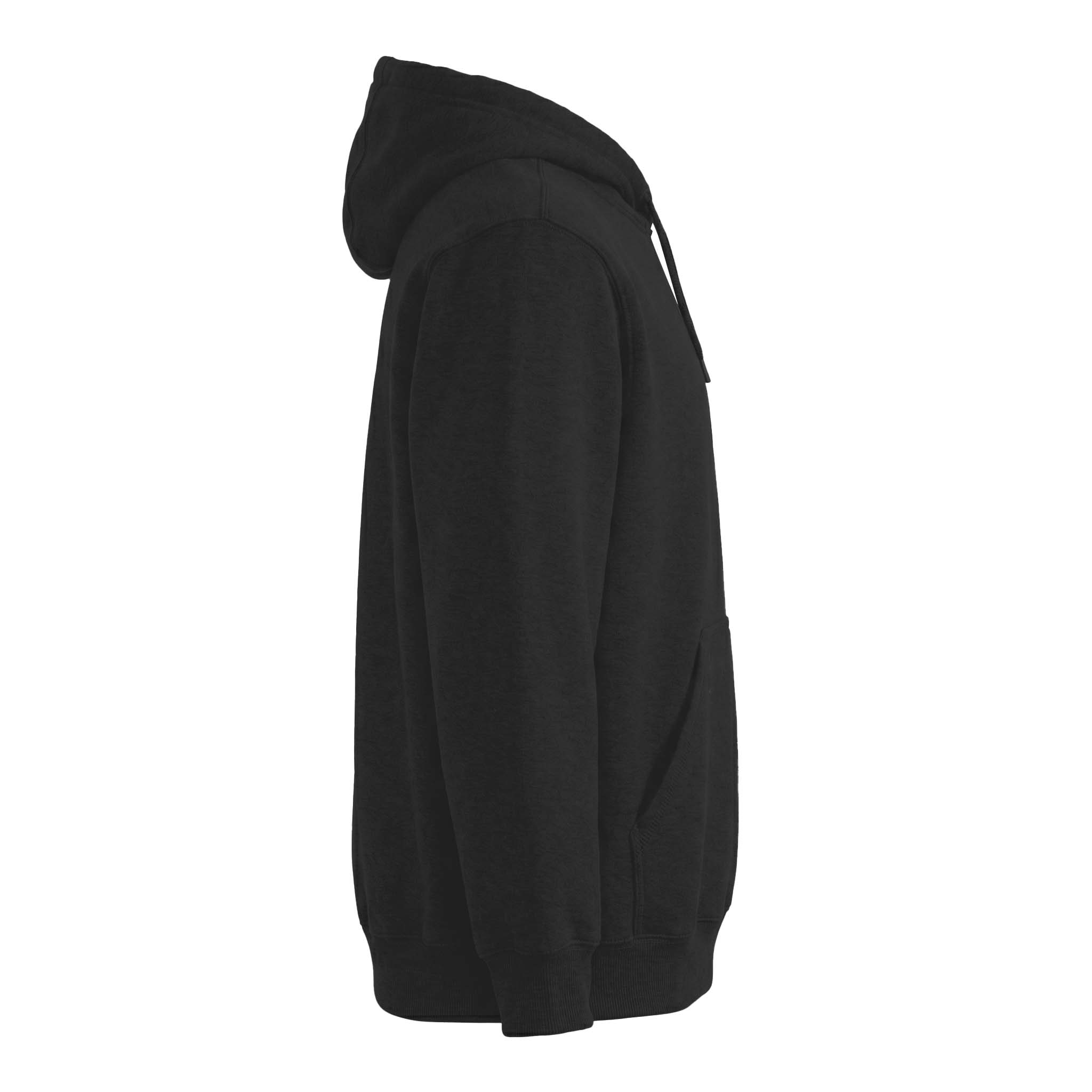 Carhartt CT100615 custom hoodie in black, right side view