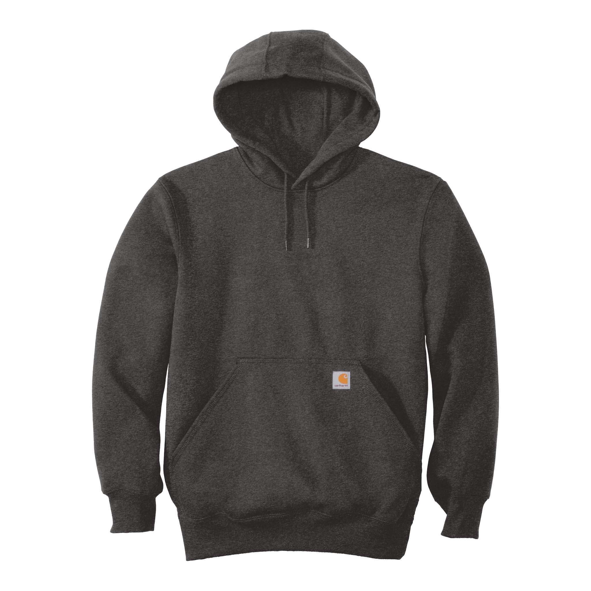 Carhartt CT100615 custom hoodie in carbon heather, front view