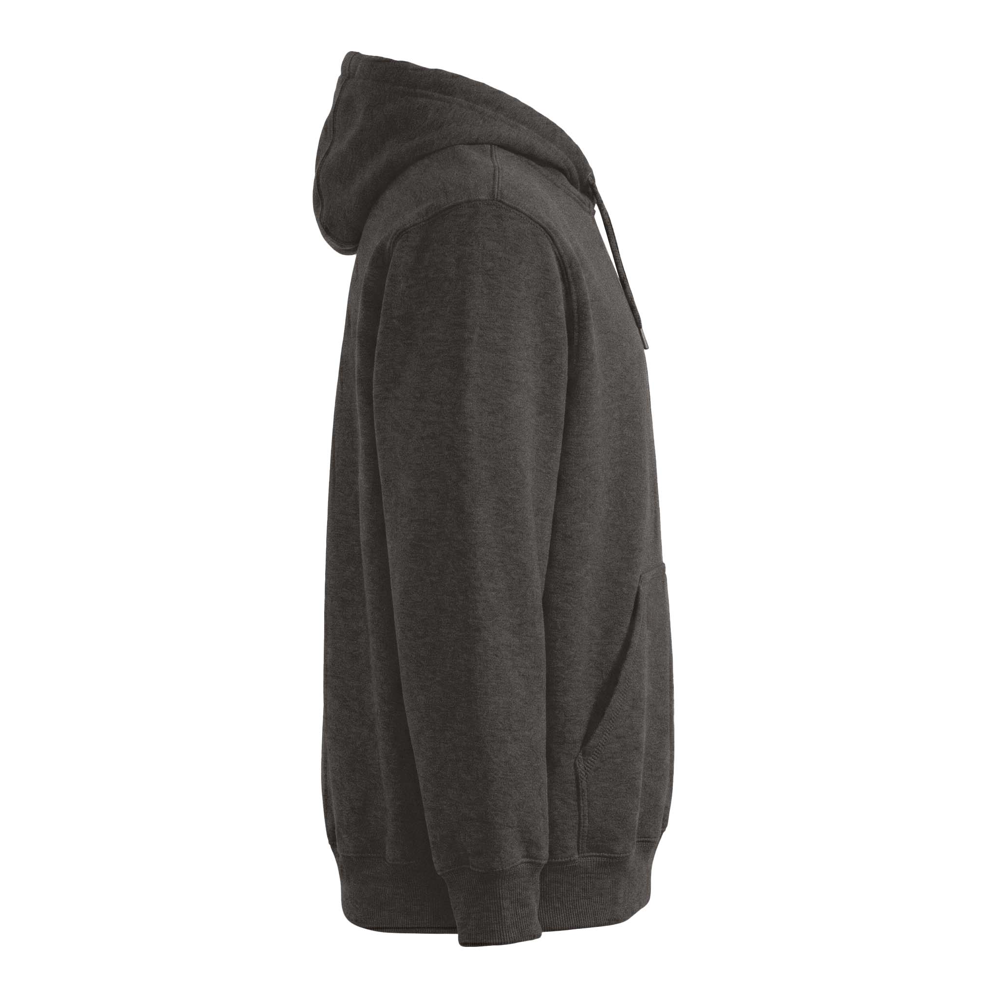 Carhartt CT100615 custom hoodie in carbon heather, right side view