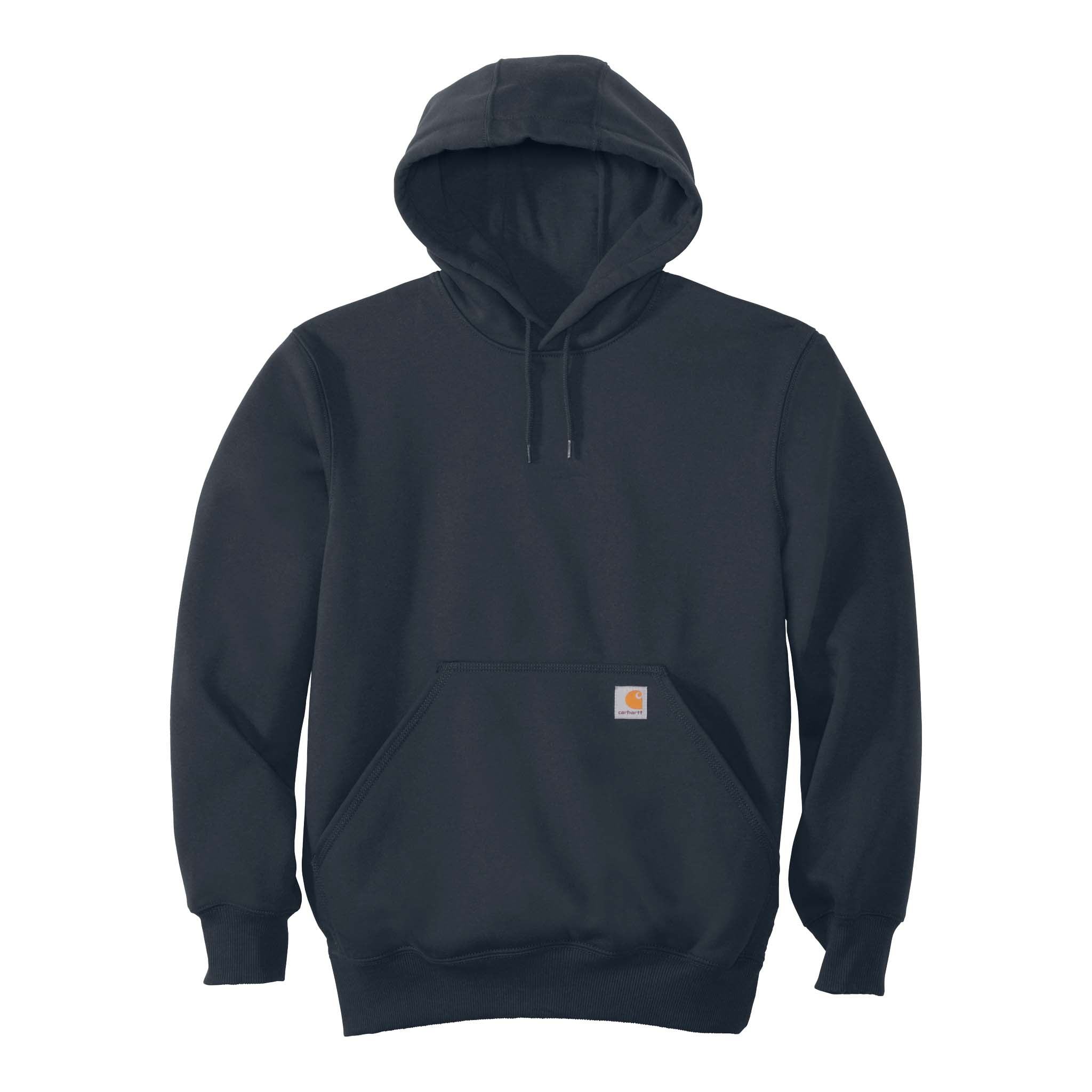 Carhartt CT100615 custom hoodie in new navy, front view