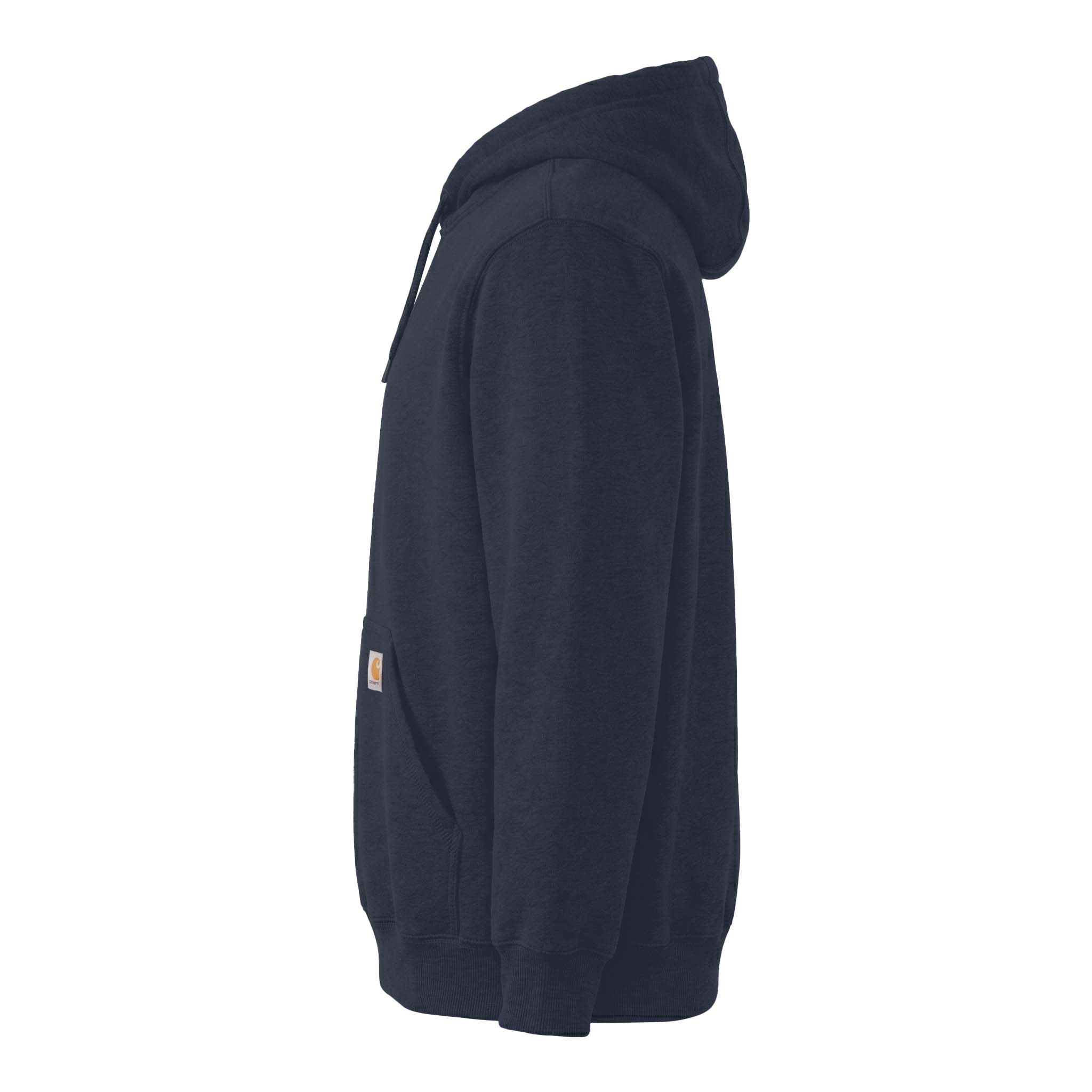 Carhartt CT100615 custom hoodie in new navy, left side view