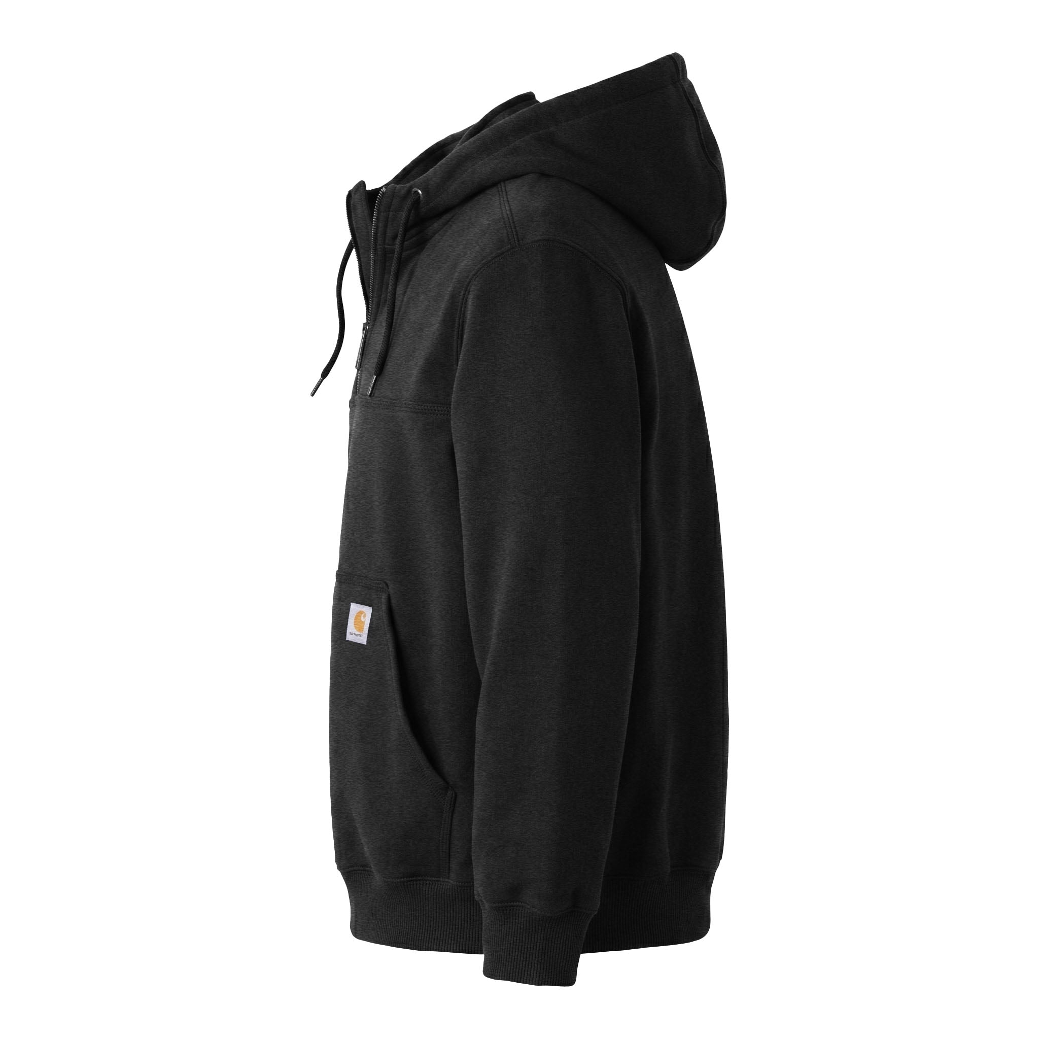 Carhartt CT100617 custom hoodie in black, left side view