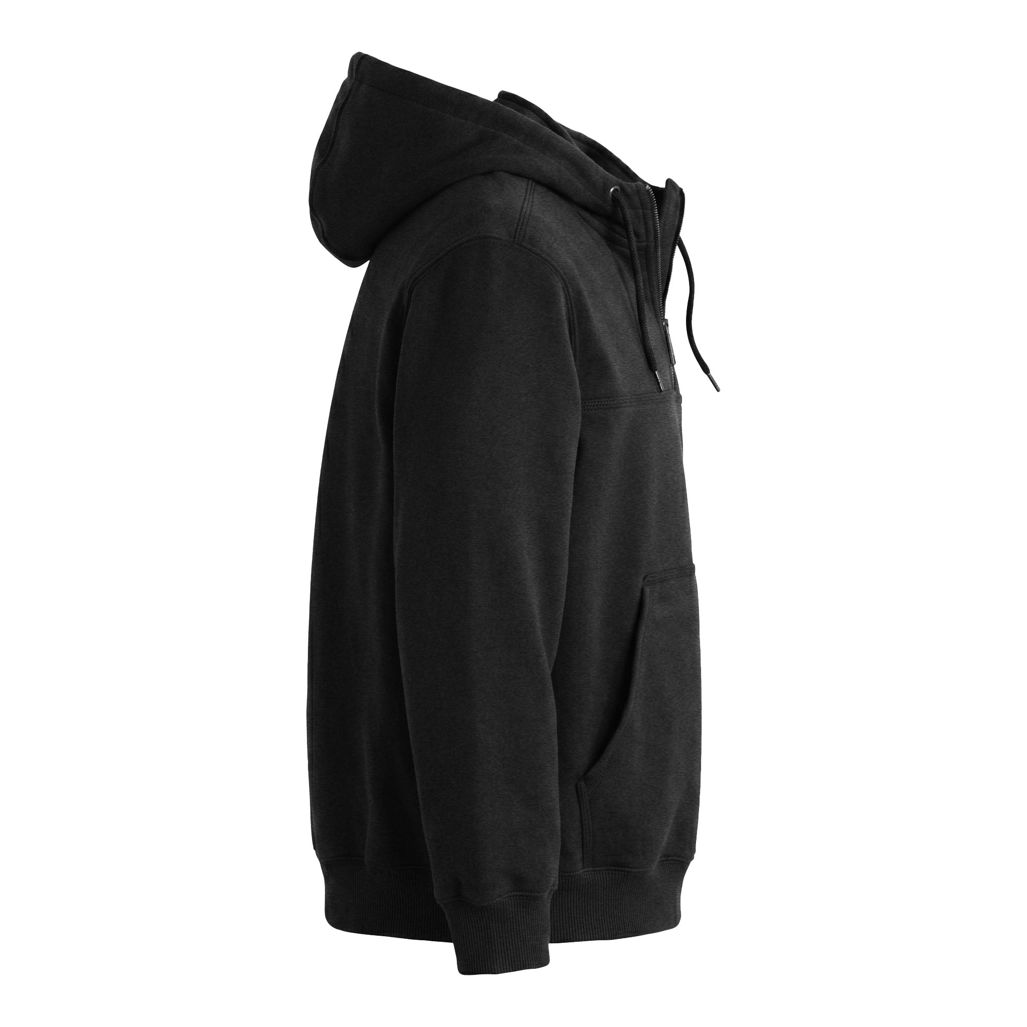 Carhartt CT100617 custom hoodie in black, right side view