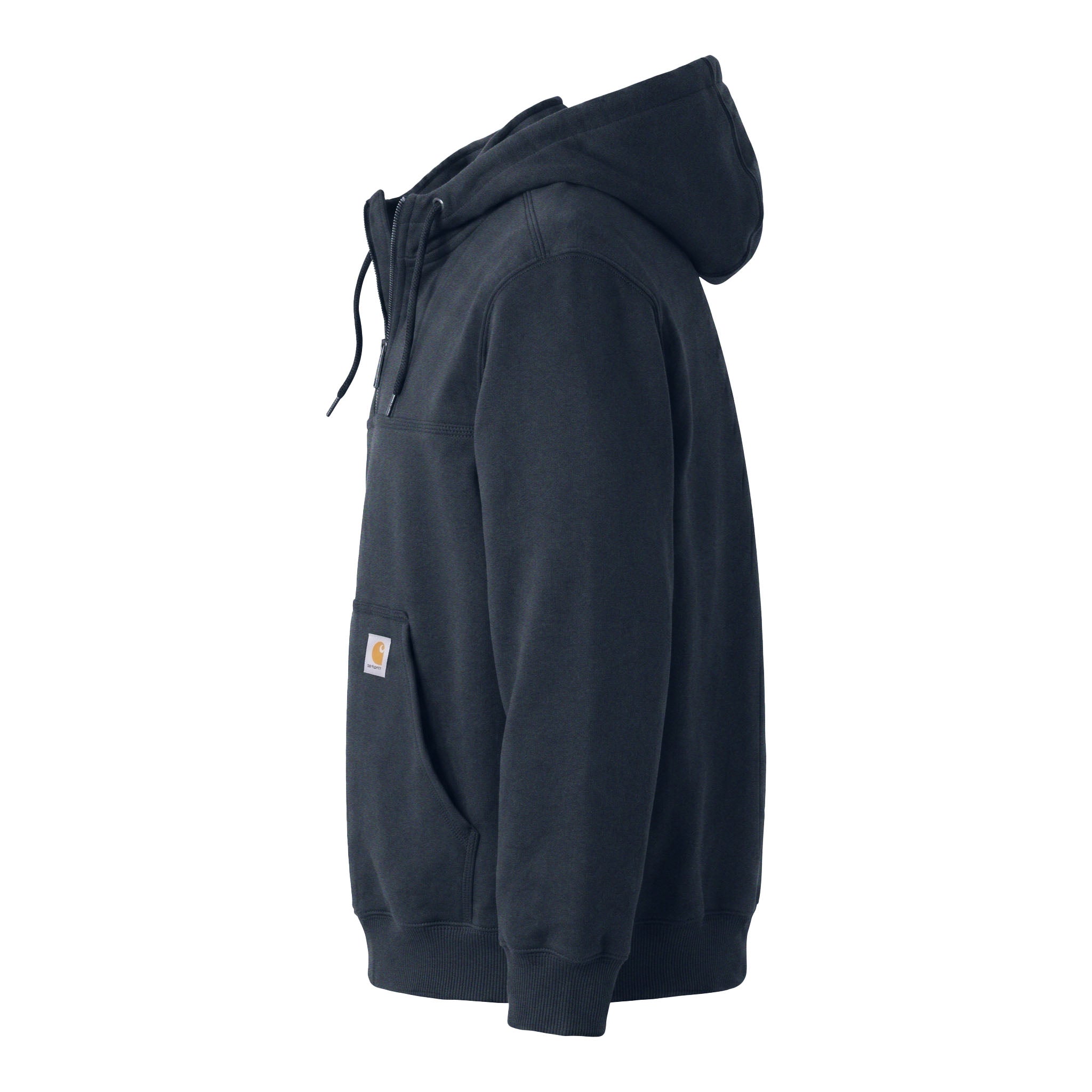 Carhartt CT100617 custom hoodie in new navy, left side view