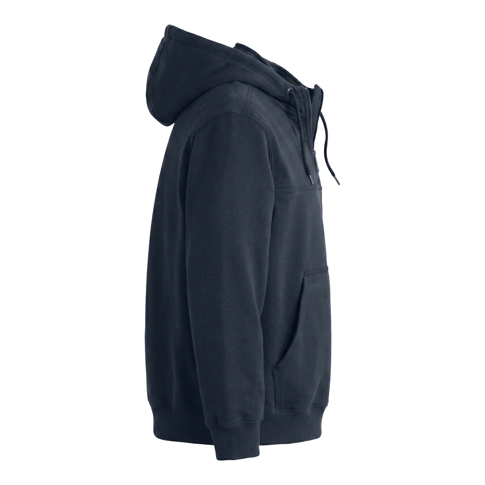 Carhartt CT100617 custom hoodie in new navy, right side view