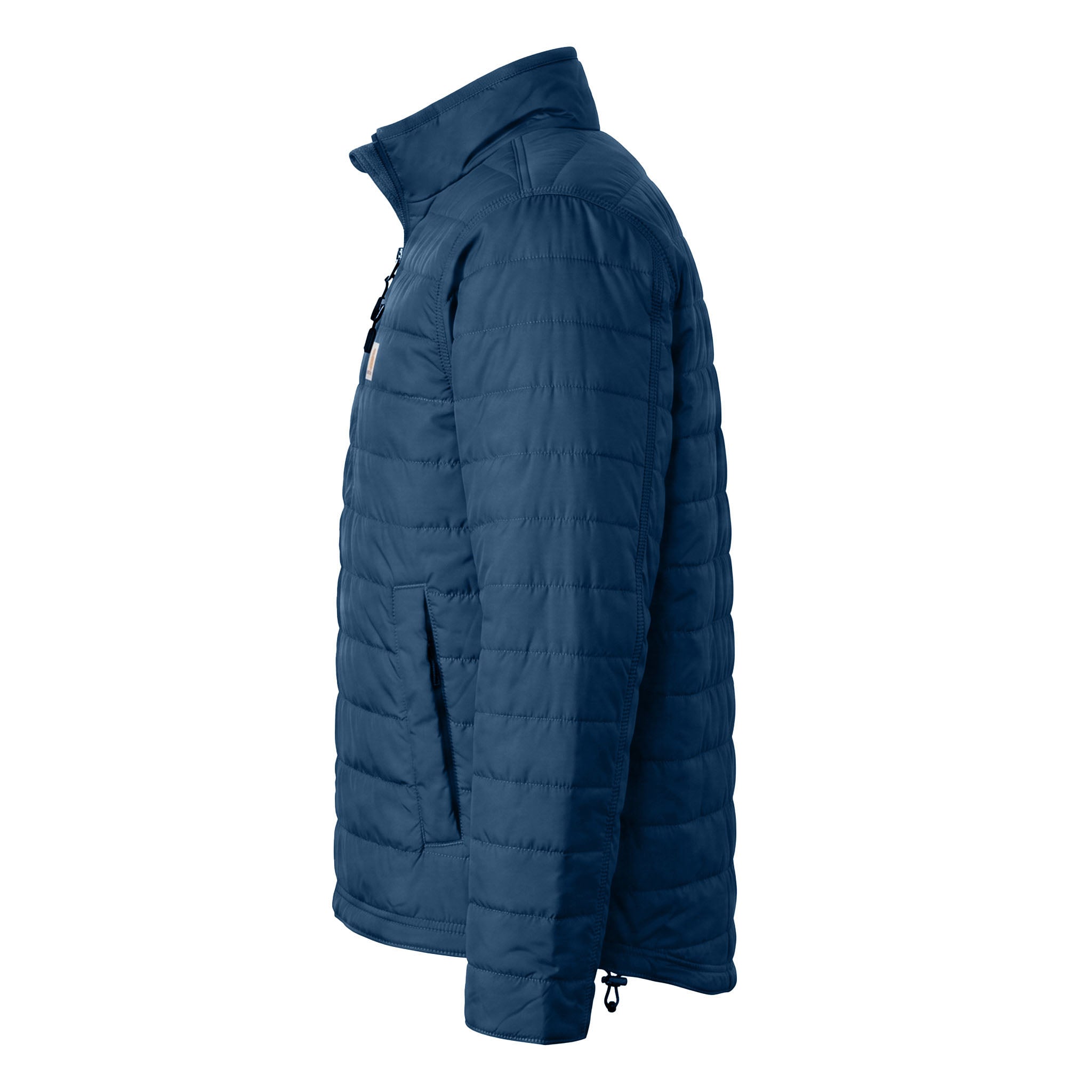 Carhartt CT102208 custom jacket in dark blue, left side view