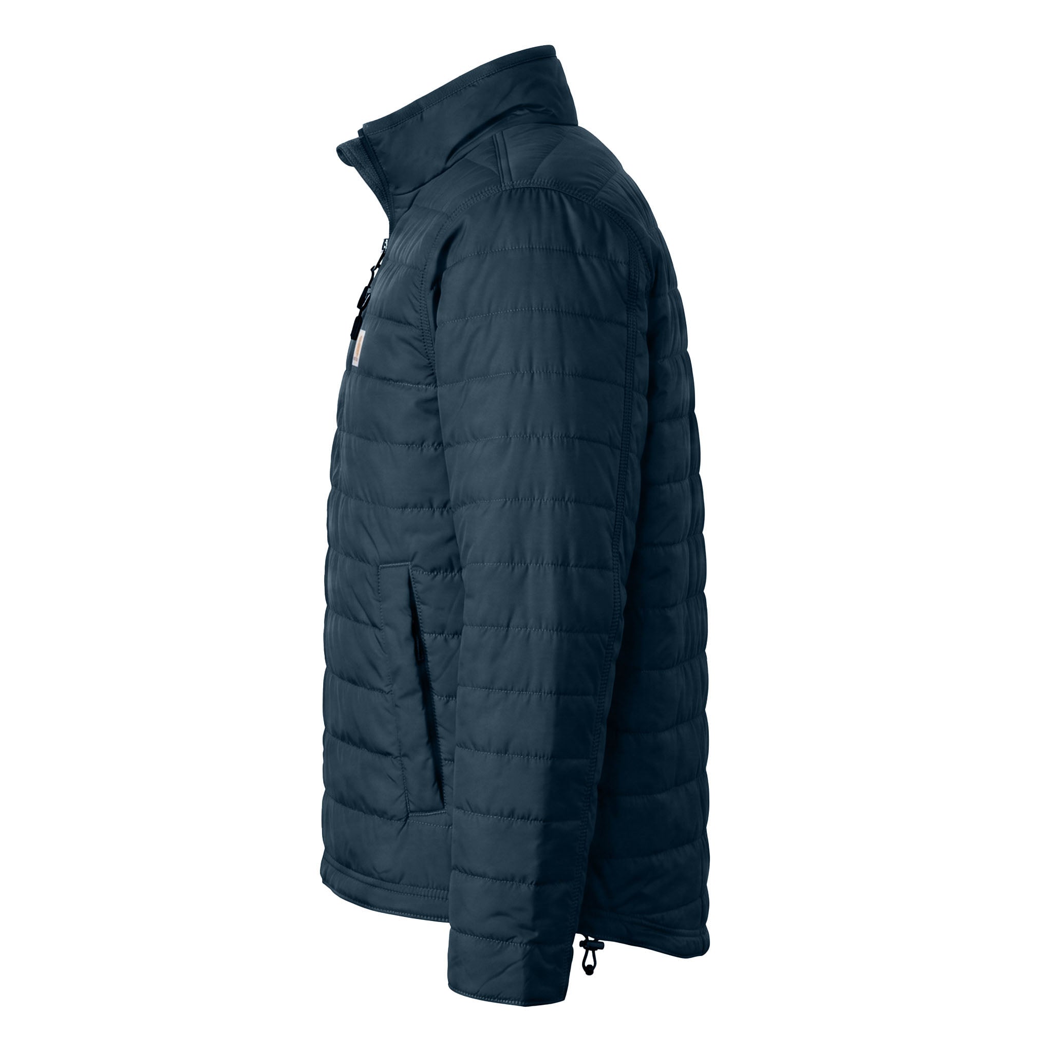 Carhartt CT102208 custom jacket in navy, left side view
