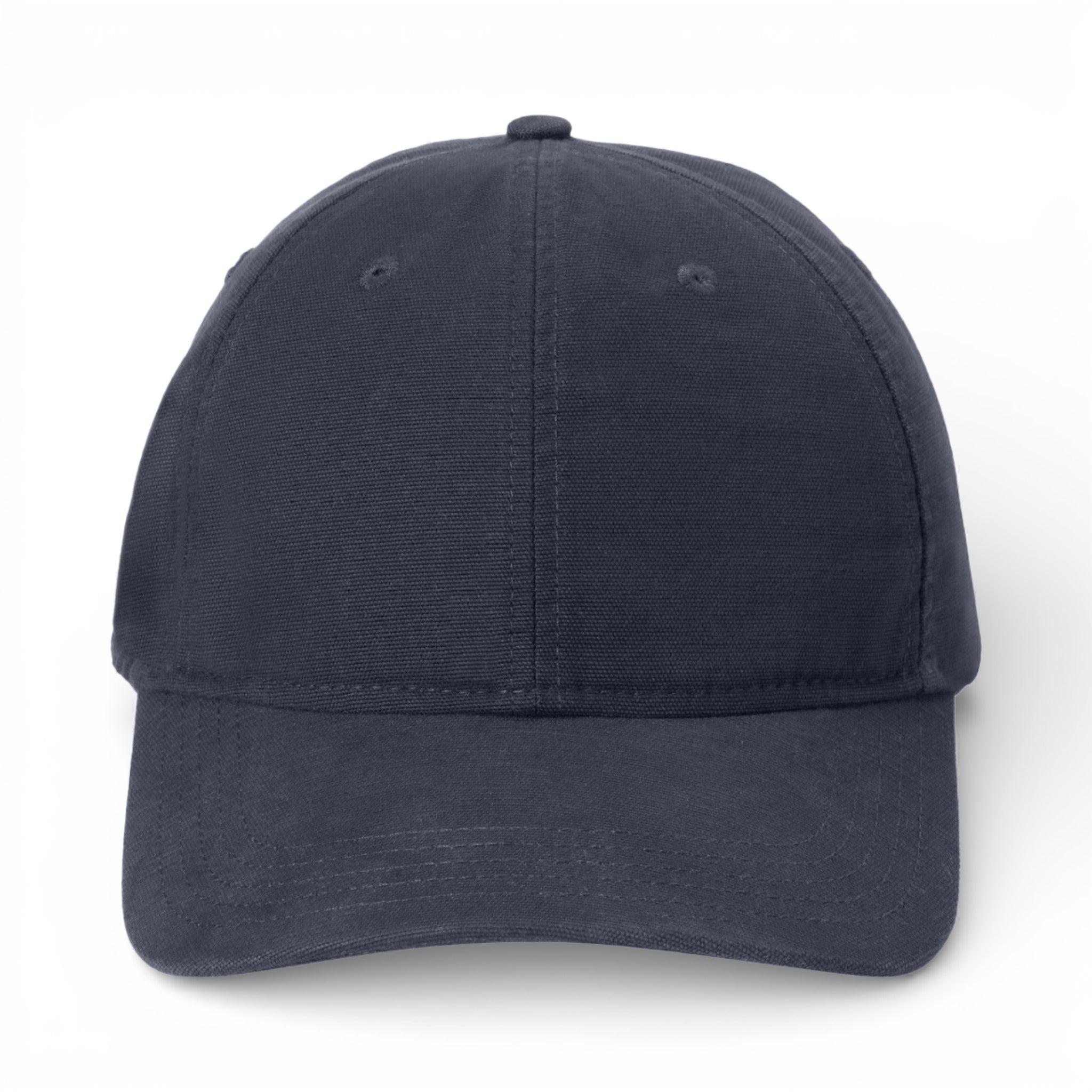 Front view of Carhartt CT103938 custom hat in navy