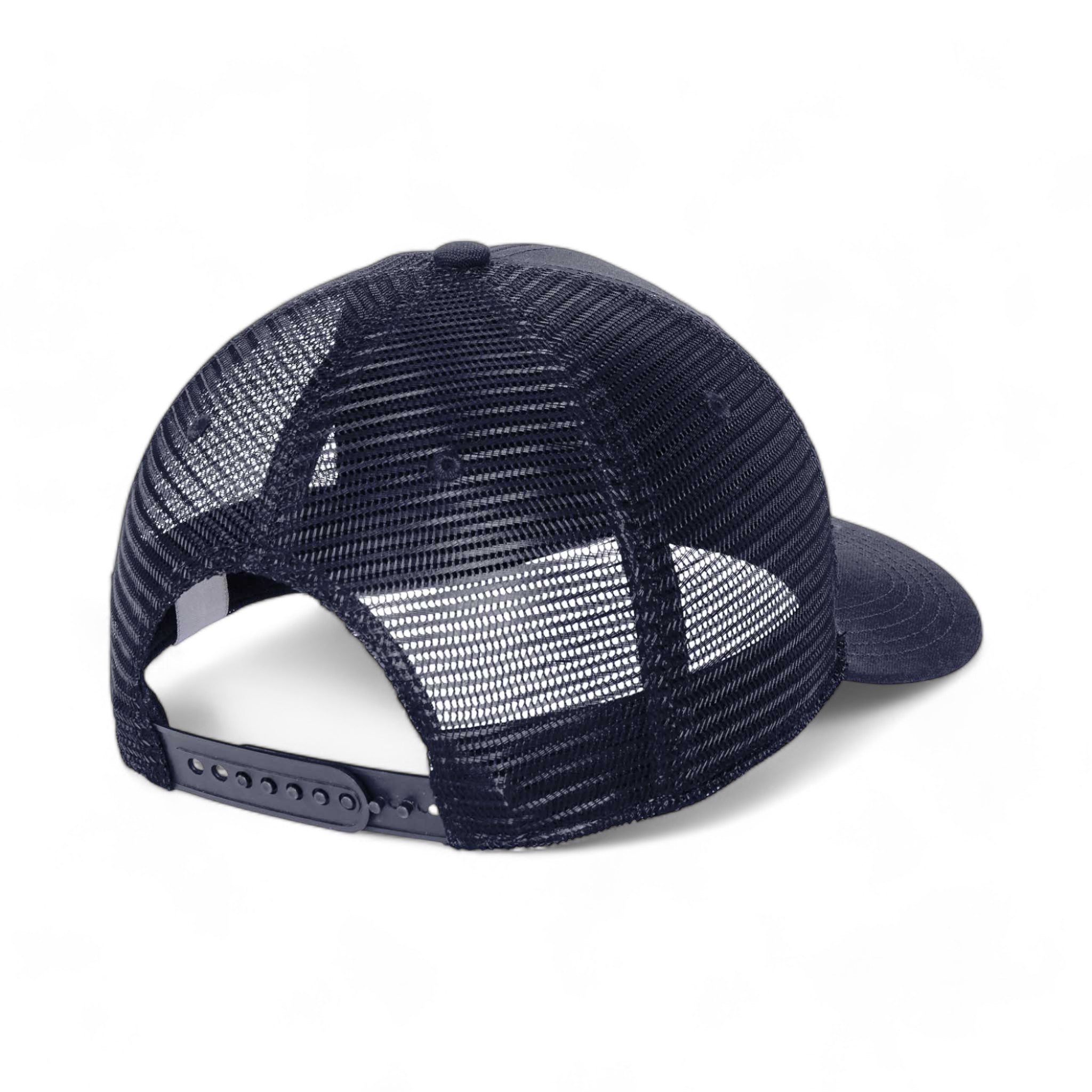 Back view of Carhartt CT105298 custom hat in navy
