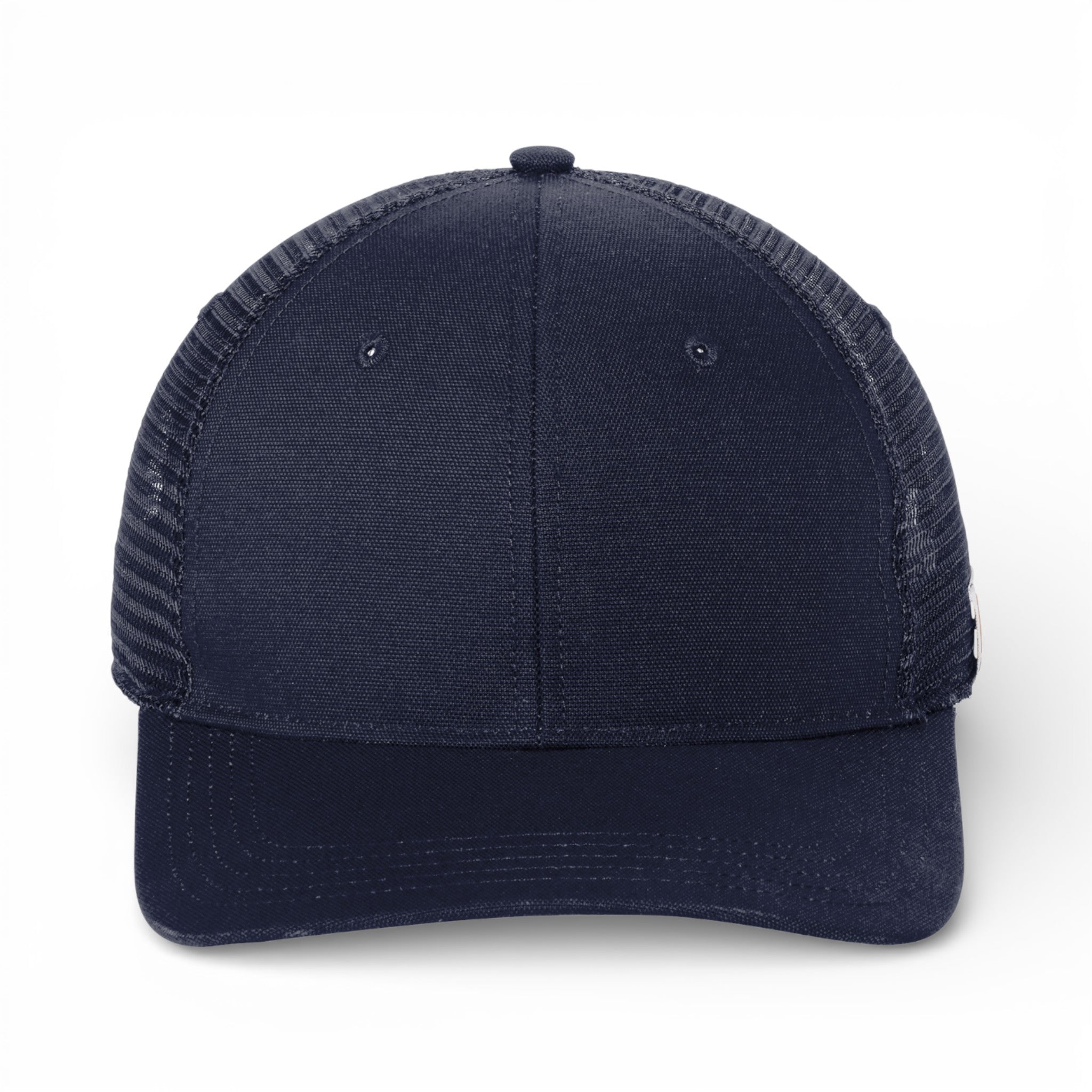 Front view of Carhartt CT105298 custom hat in navy