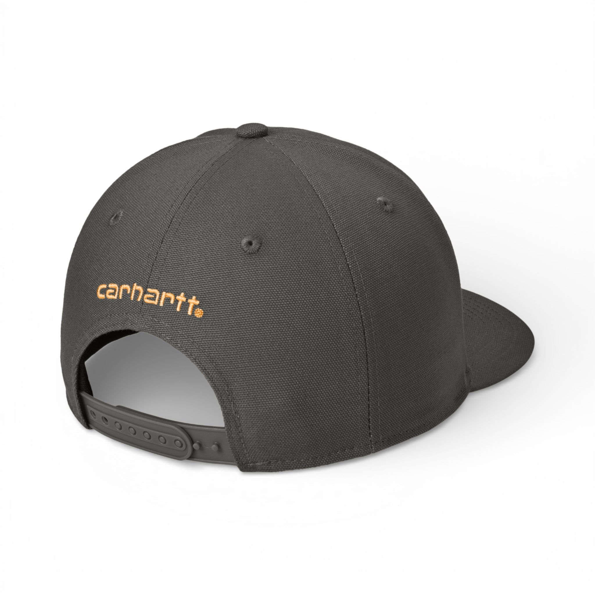 Back view of Carhartt CT106665 custom hat in gravel