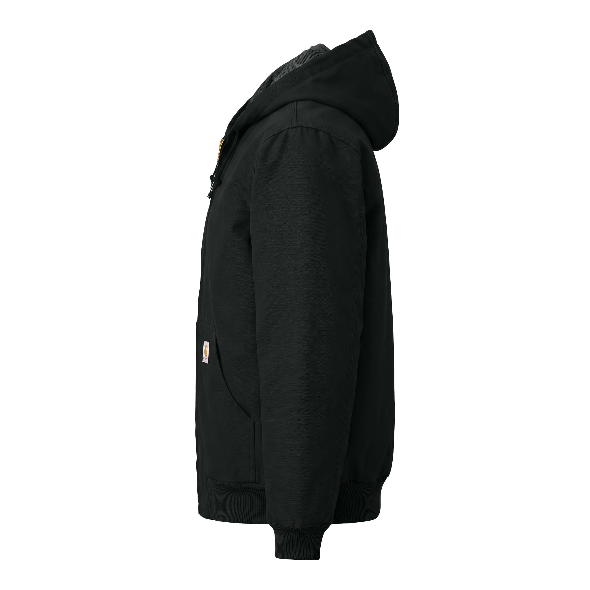 Carhartt CT106678 custom jacket in black, left side view
