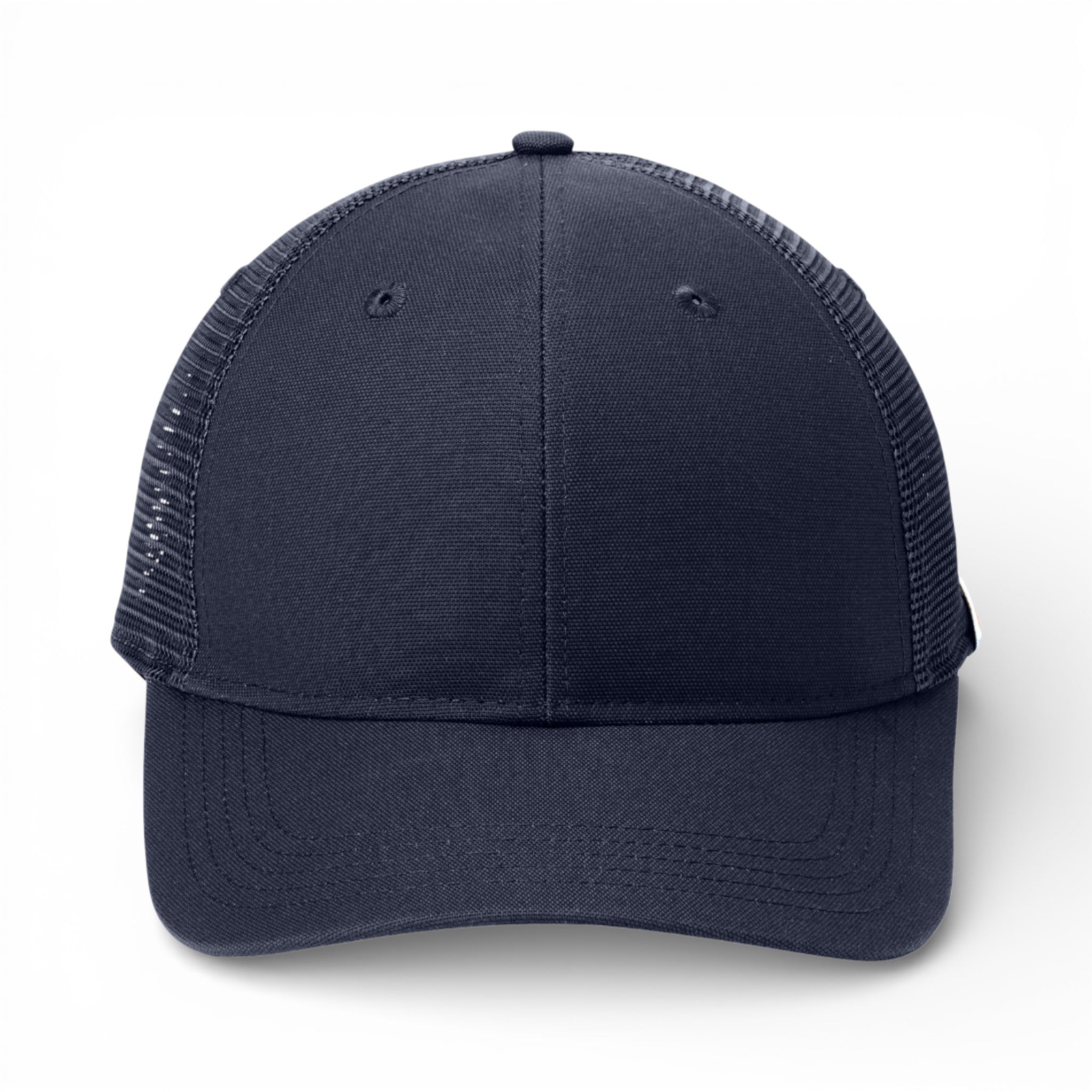 Front view of Carhartt CT106687 custom hat in navy