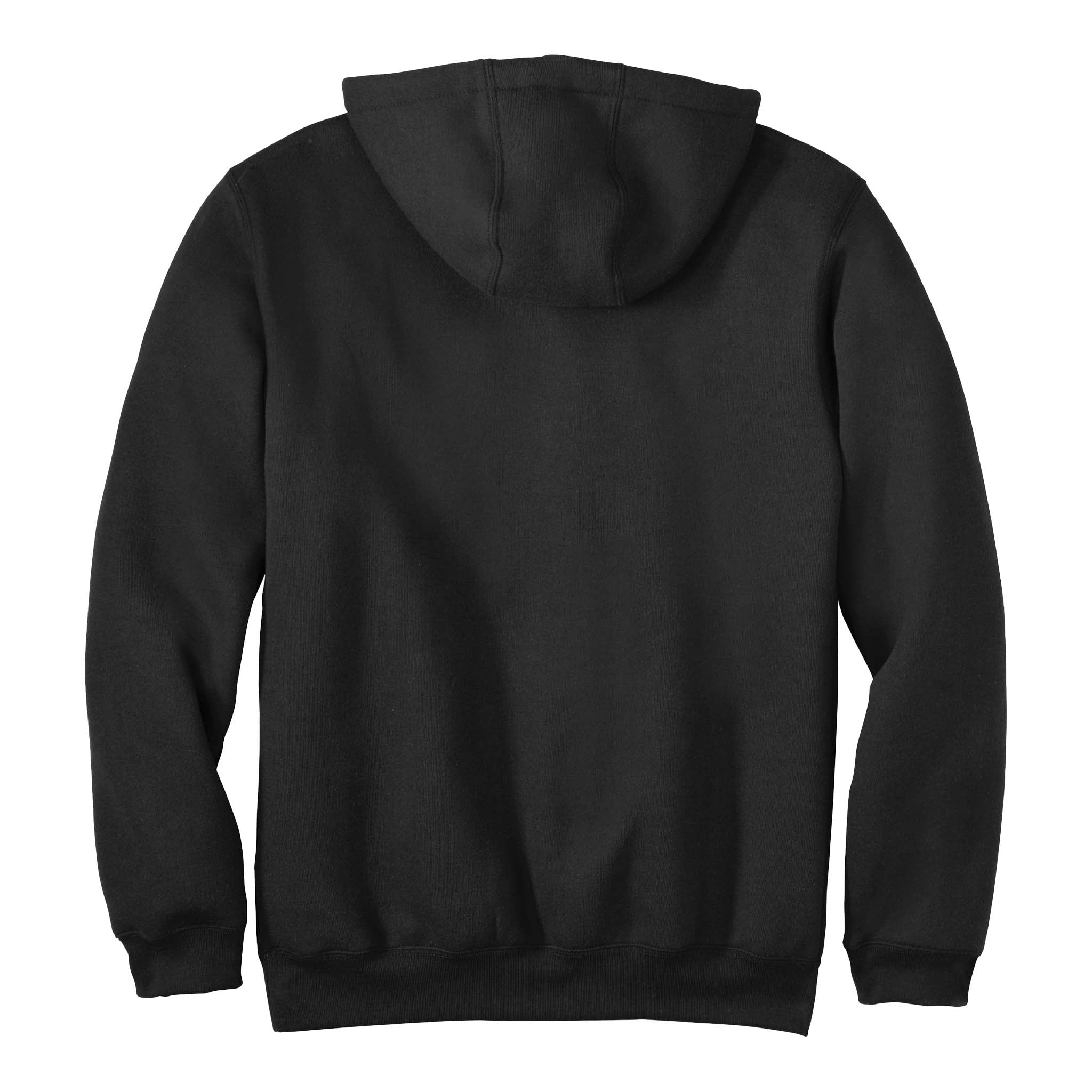 Carhartt CTK121 custom hoodie in black, back view