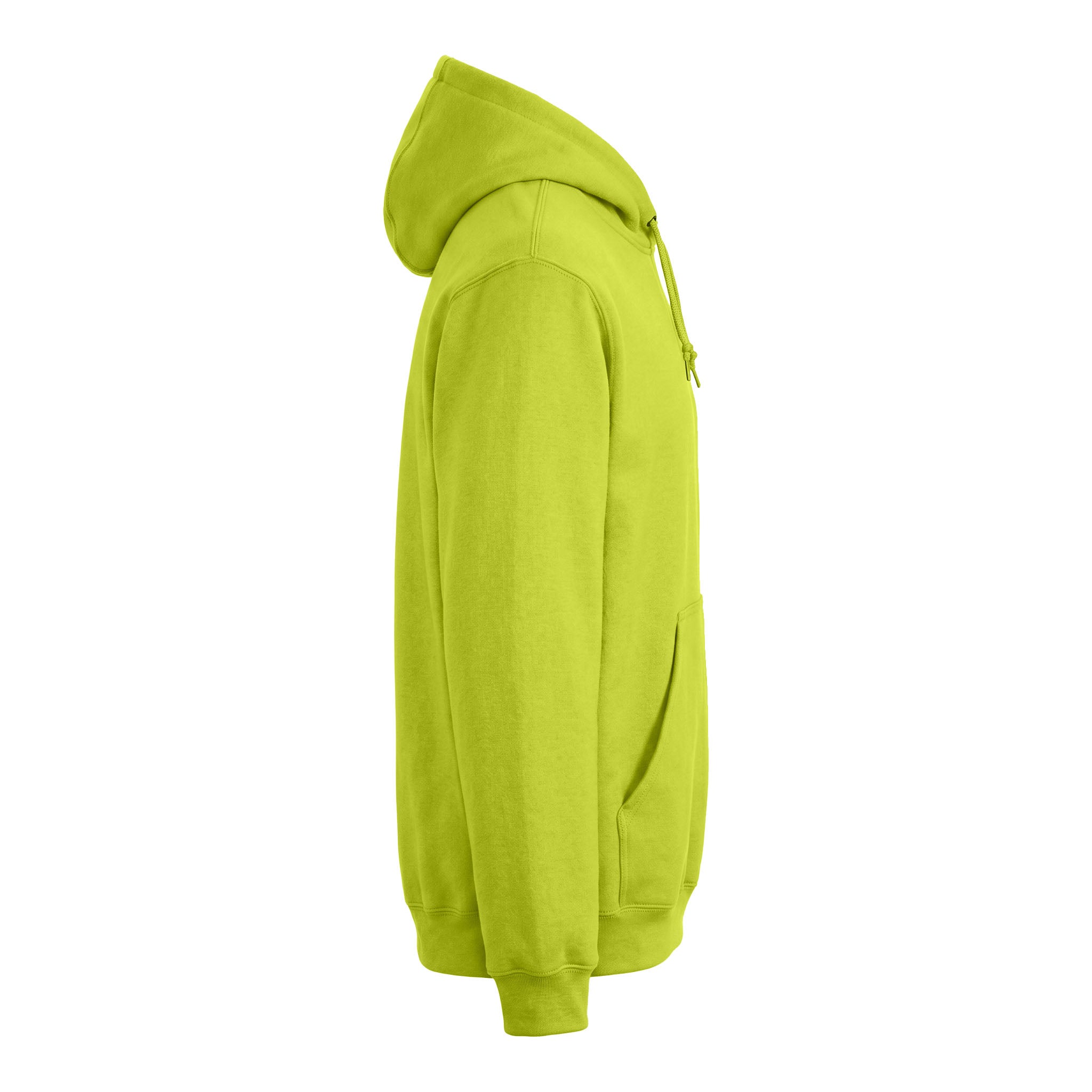 Carhartt CTK121 custom hoodie in brite lime, right side view