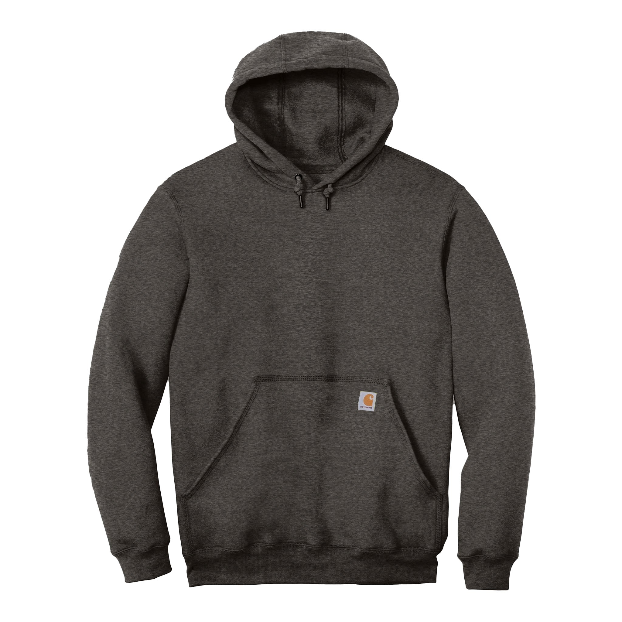 Carhartt CTK121 custom hoodie in carbon heather, front view