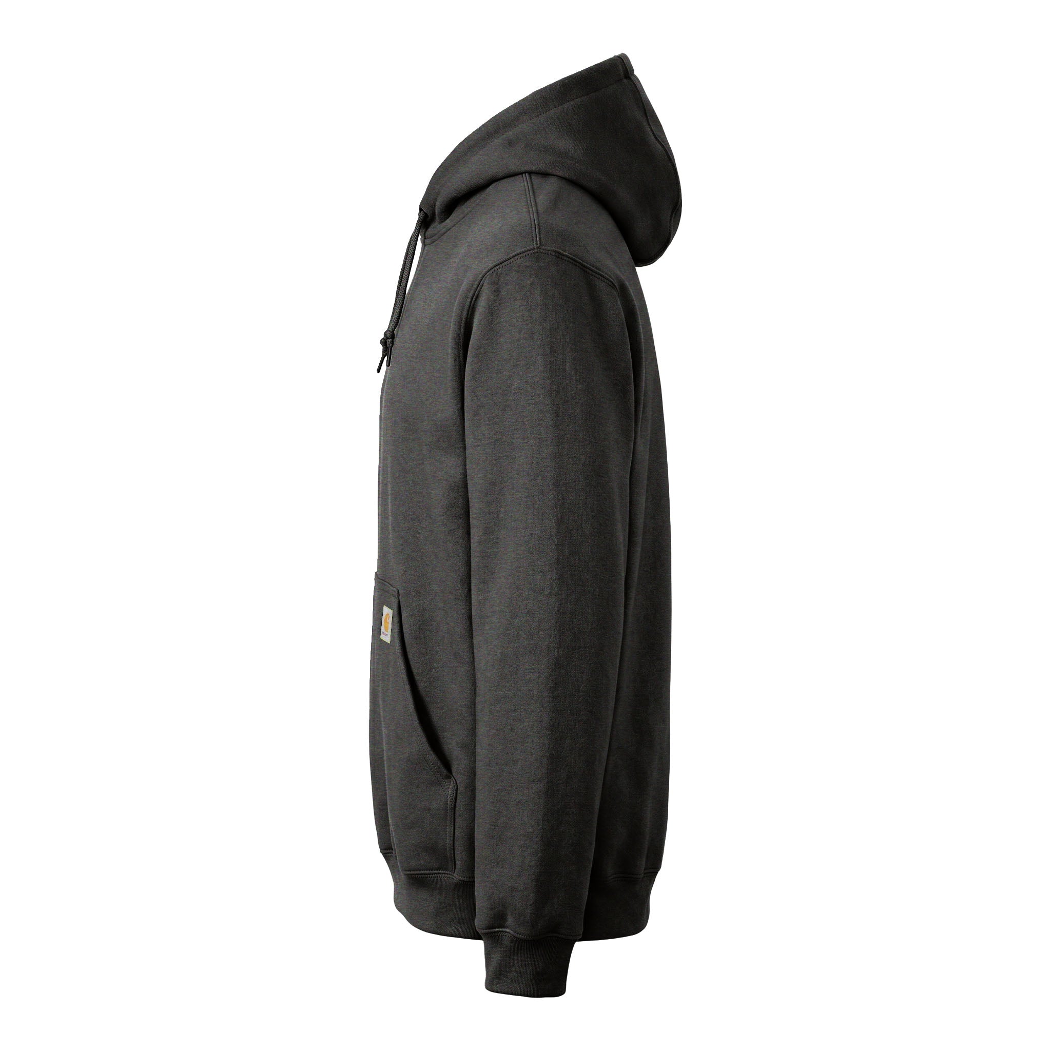 Carhartt CTK121 custom hoodie in carbon heather, left side view