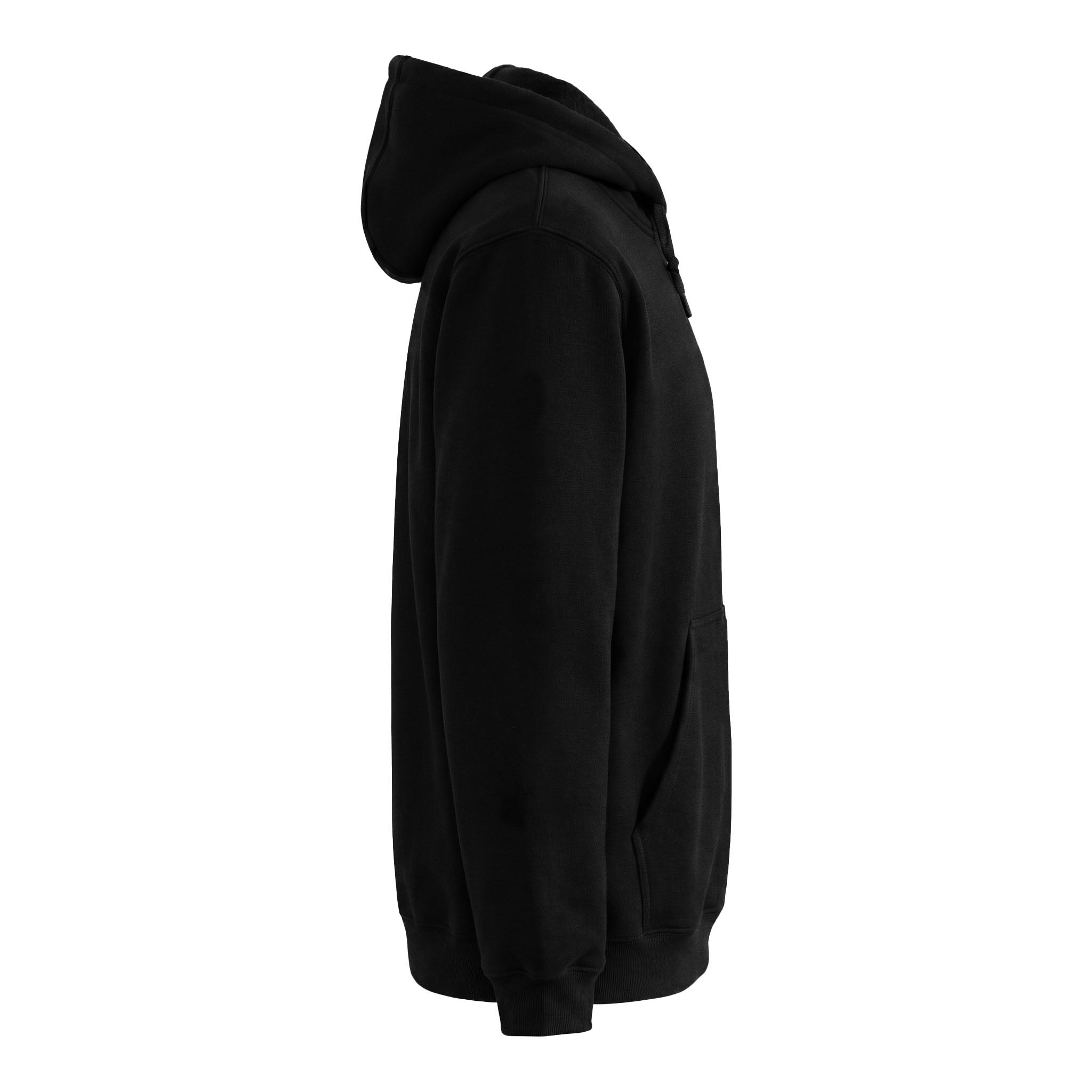 Carhartt CTK288 custom hoodie in black, right side view