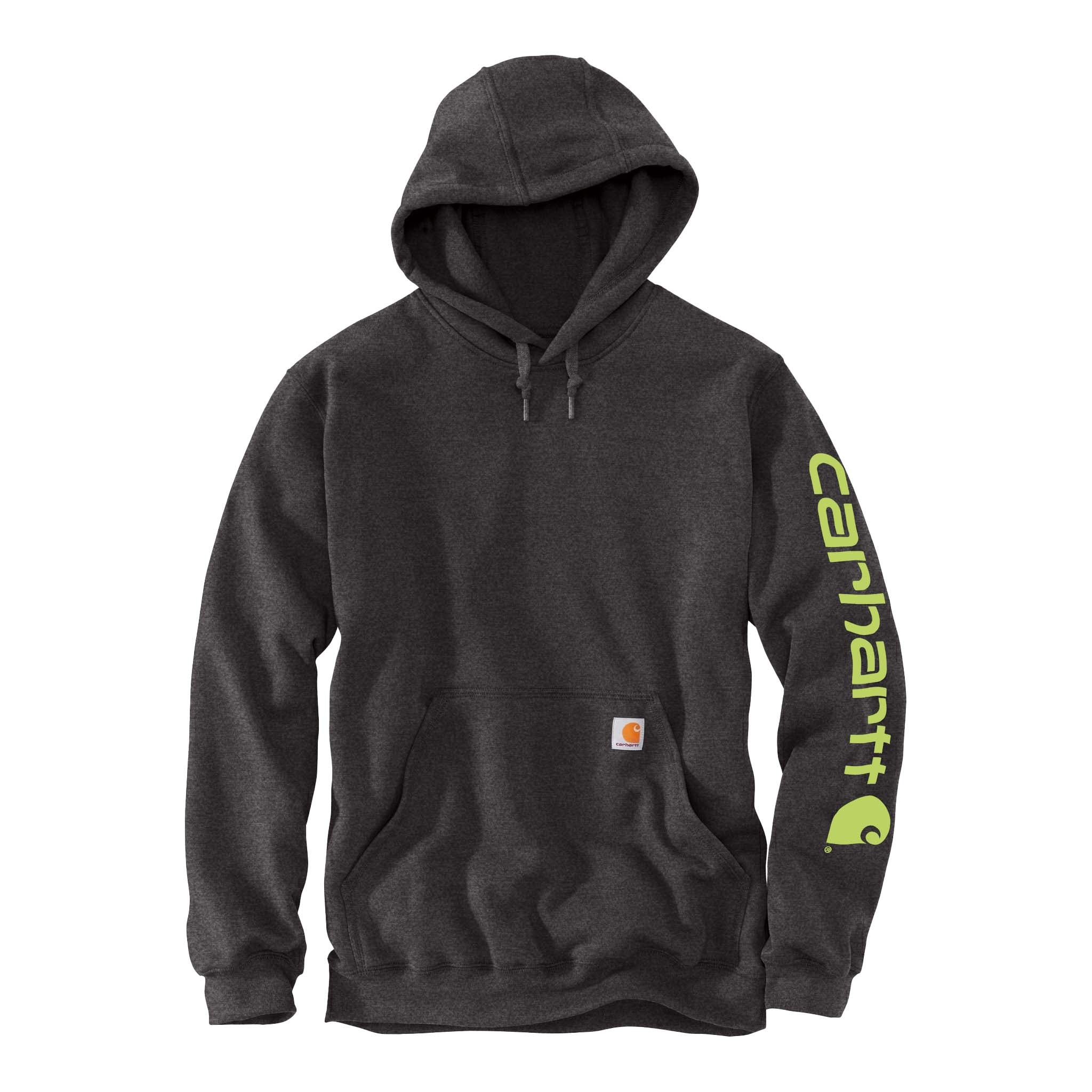 Carhartt CTK288 custom hoodie in carbon heather, front view