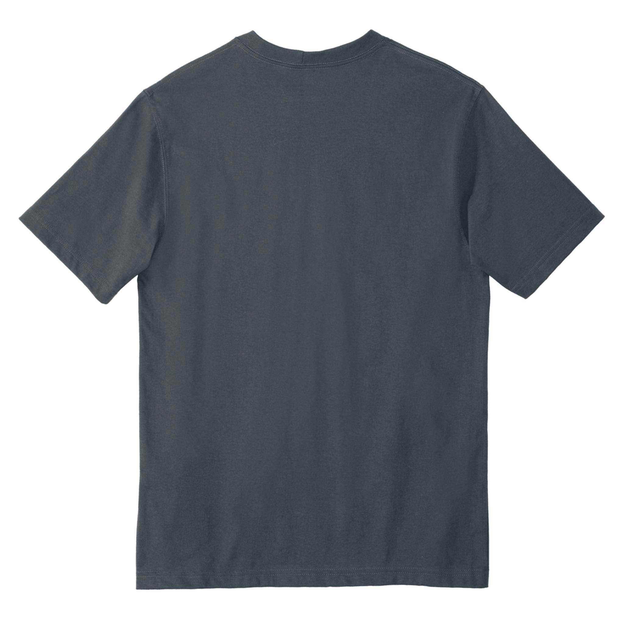 Carhartt CTK87 custom short sleeve t-shirt in bluestone, back view