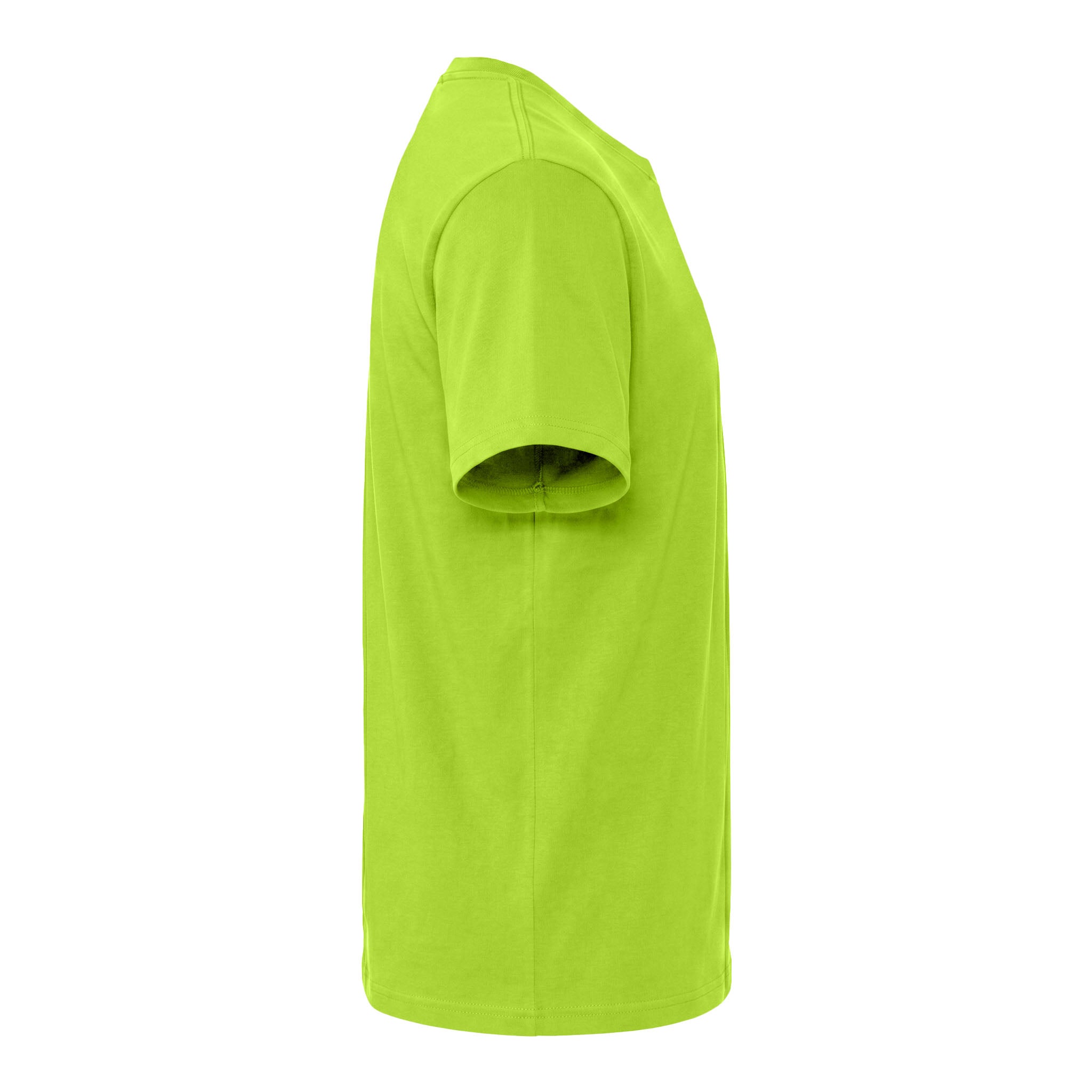 Carhartt CTK87 custom short sleeve t-shirt in brite lime, right side view