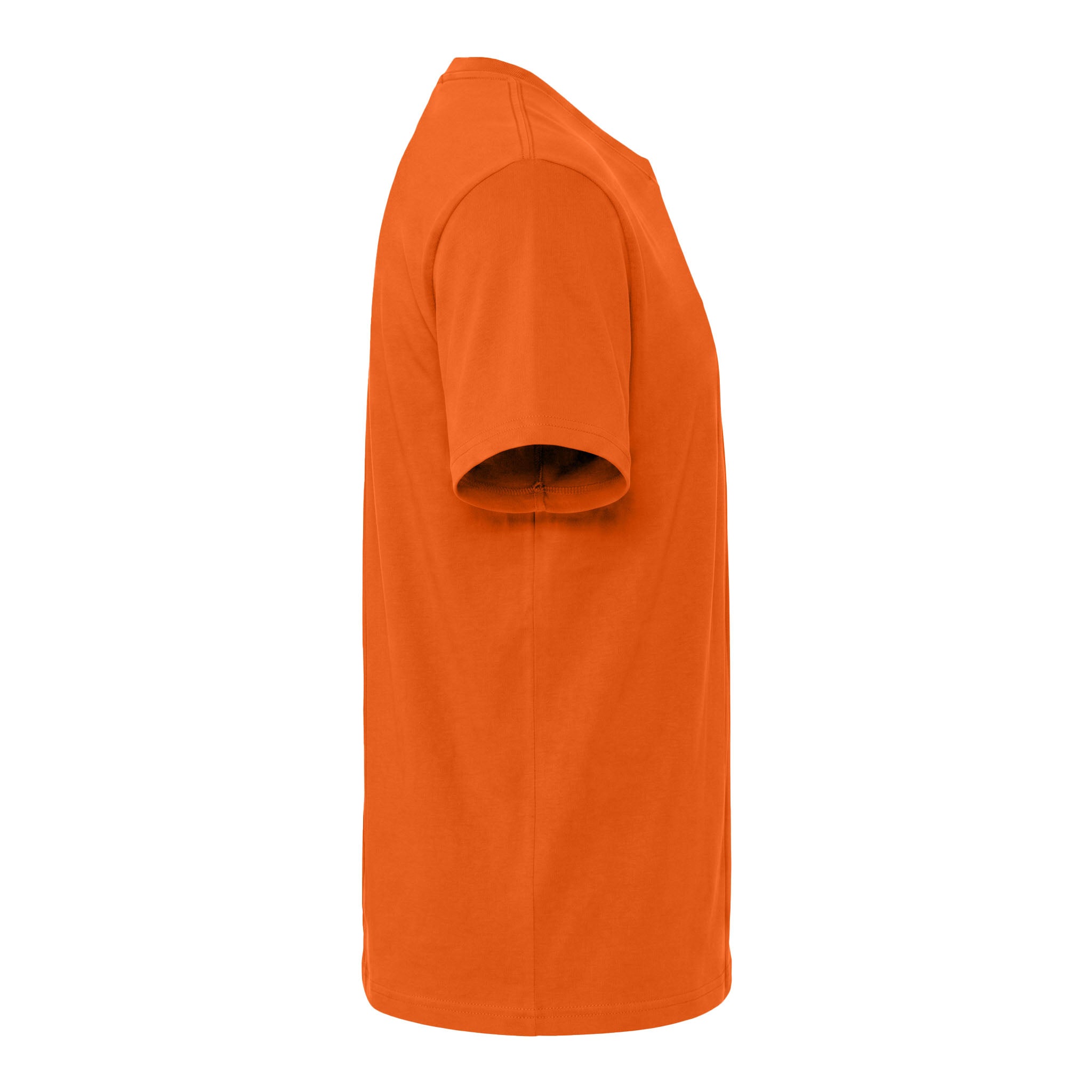 Carhartt CTK87 custom short sleeve t-shirt in brite orange, right side view
