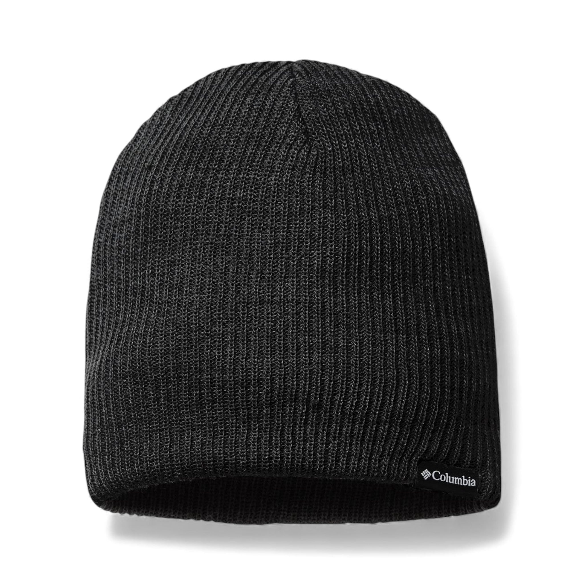 Front view of Columbia 168220 custom hat in black