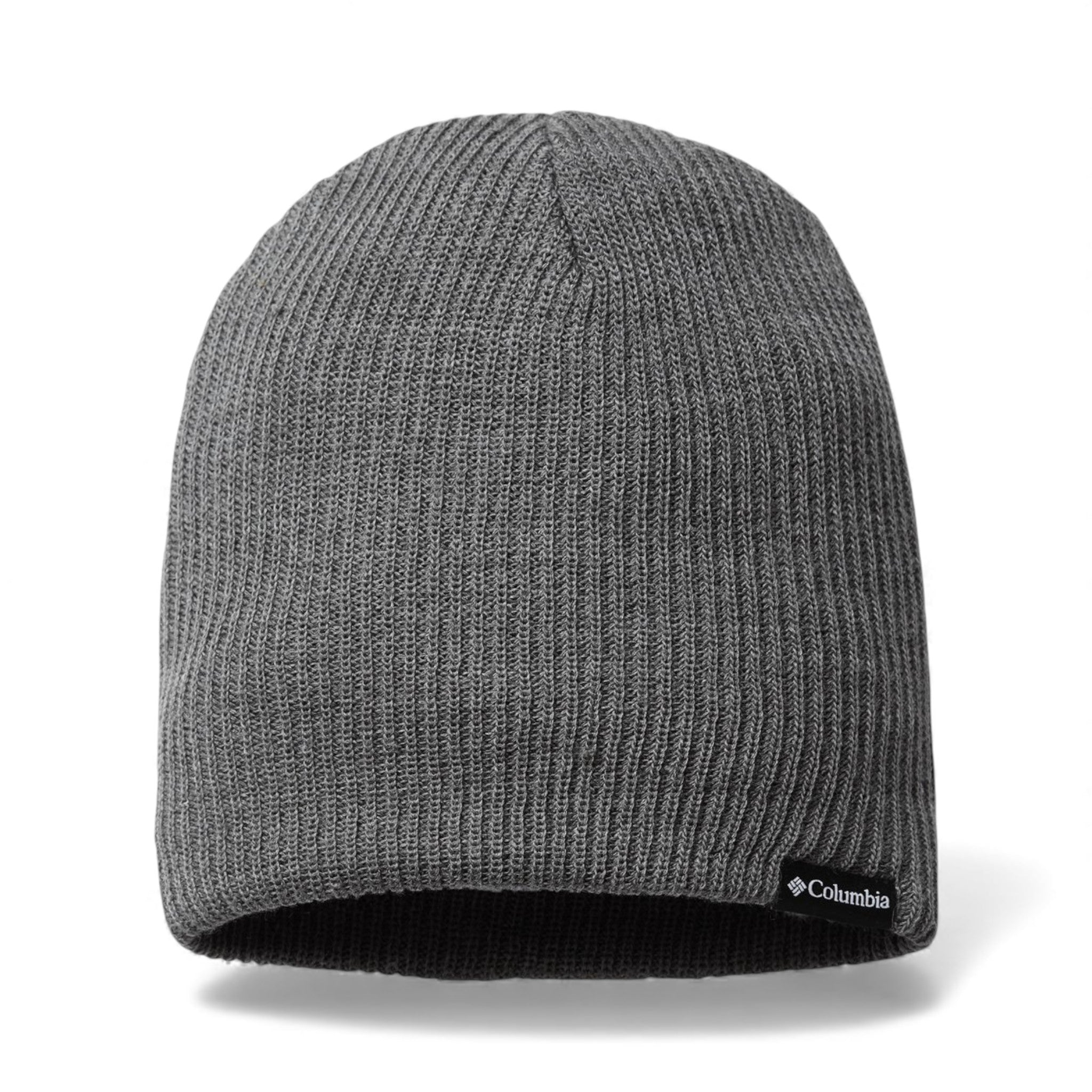 Front view of Columbia 168220 custom hat in charcoal heather